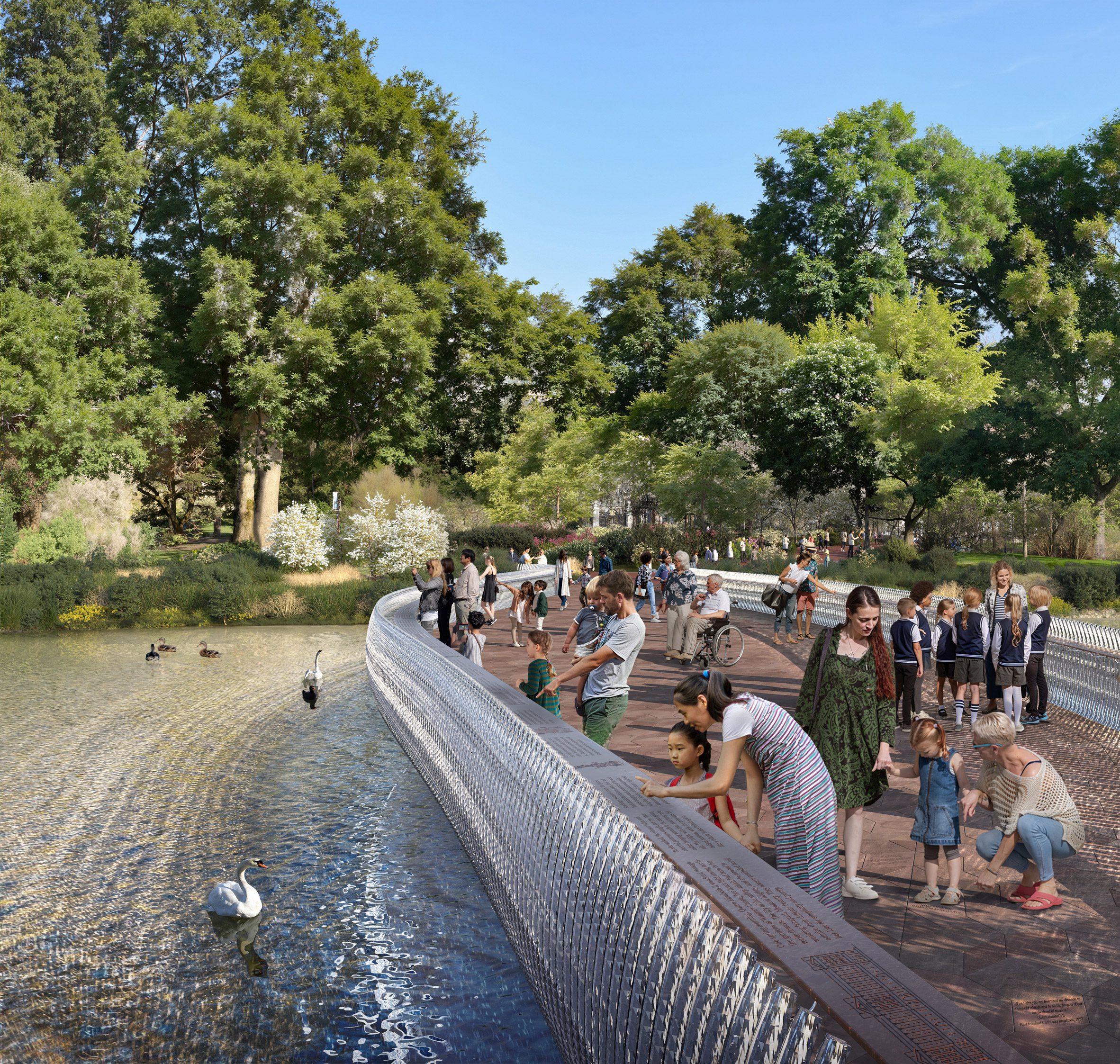 Foster Partners 倫敦伊莉莎白二世女王 Queen Elizabeth II 紀念地景 London 倫敦