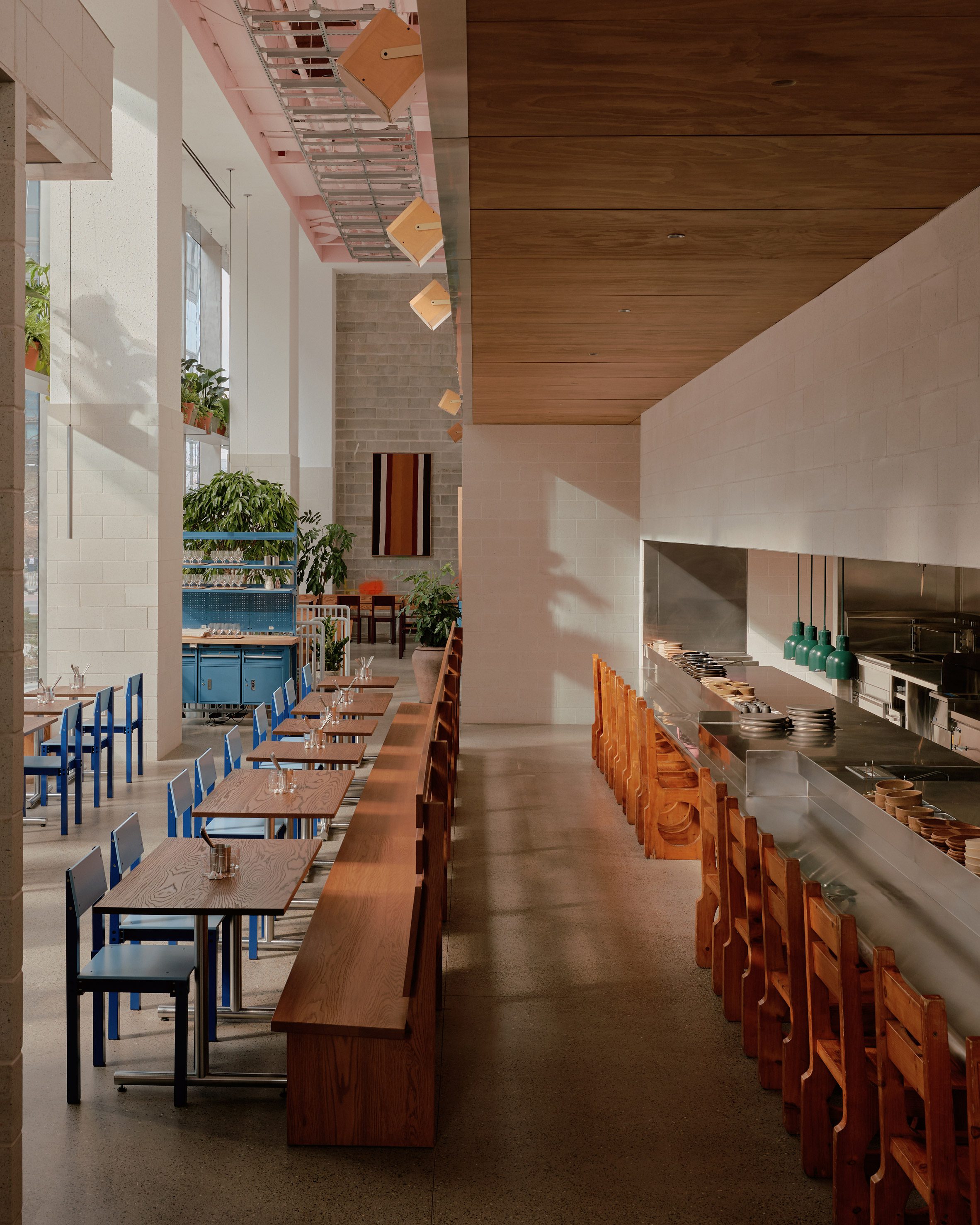 Papa San New york INC Architecture 室內設計 interior design 紐約餐廳 