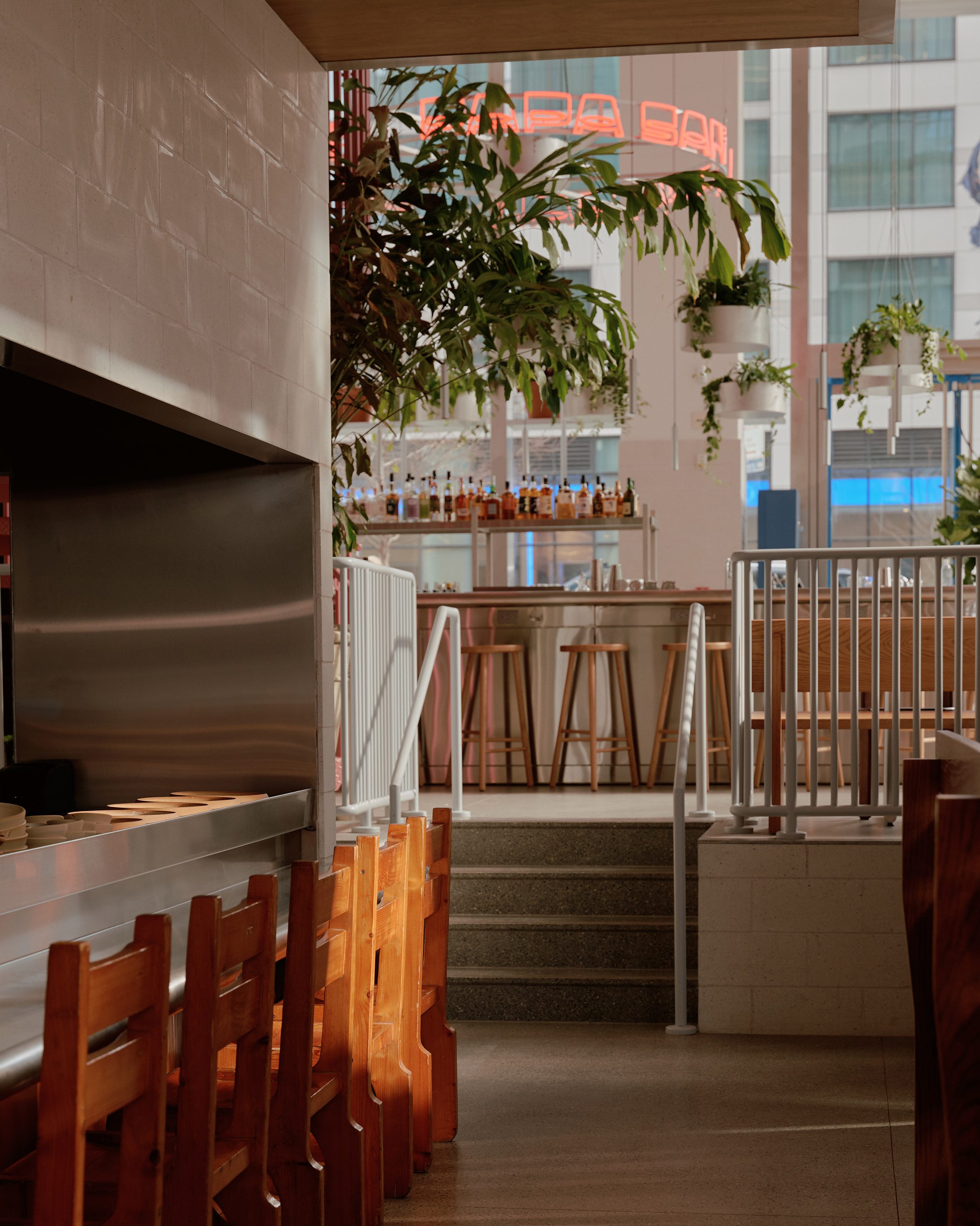 Papa San New york INC Architecture 室內設計 interior design 紐約餐廳 