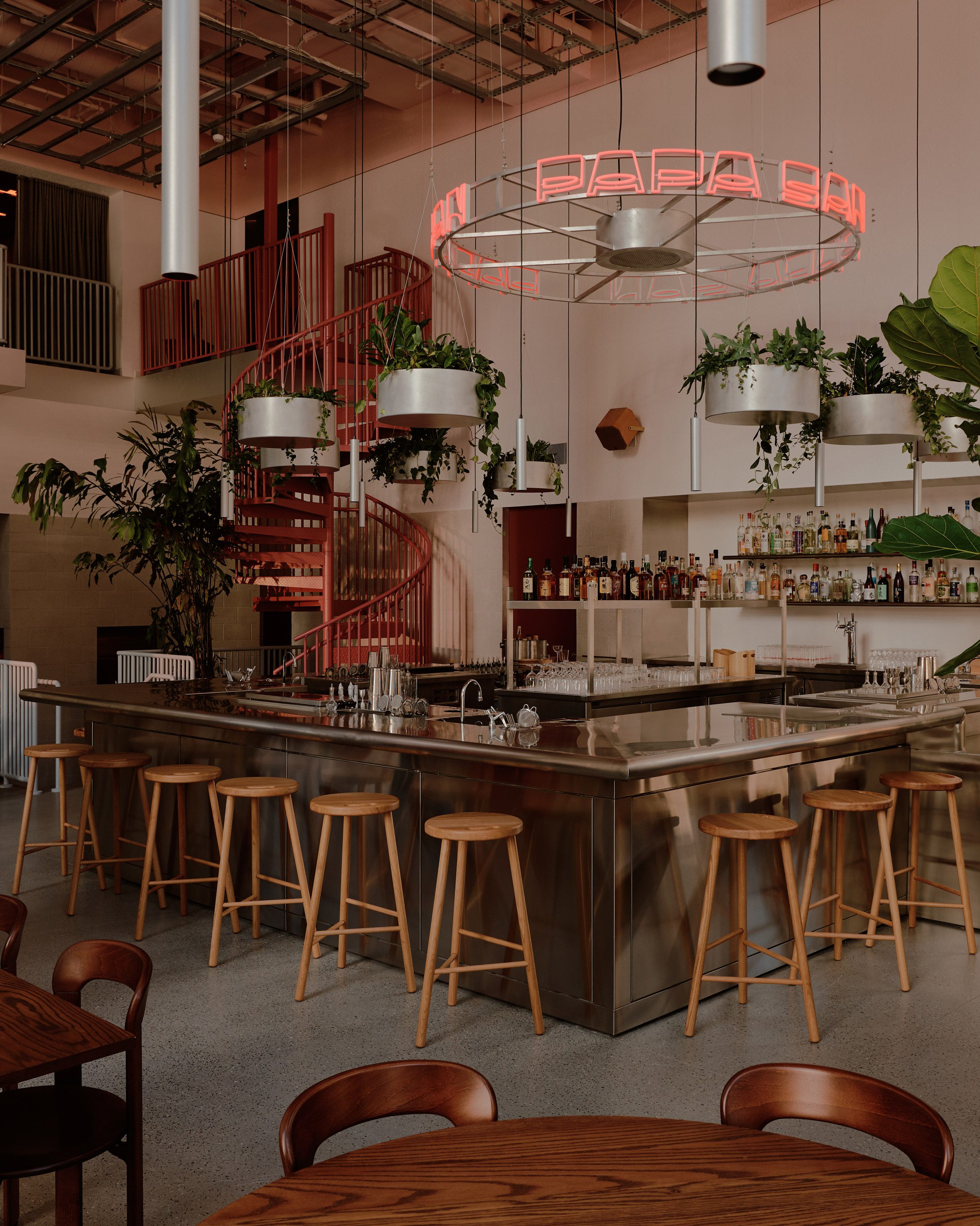 Papa San New york INC Architecture 室內設計 interior design 紐約餐廳 