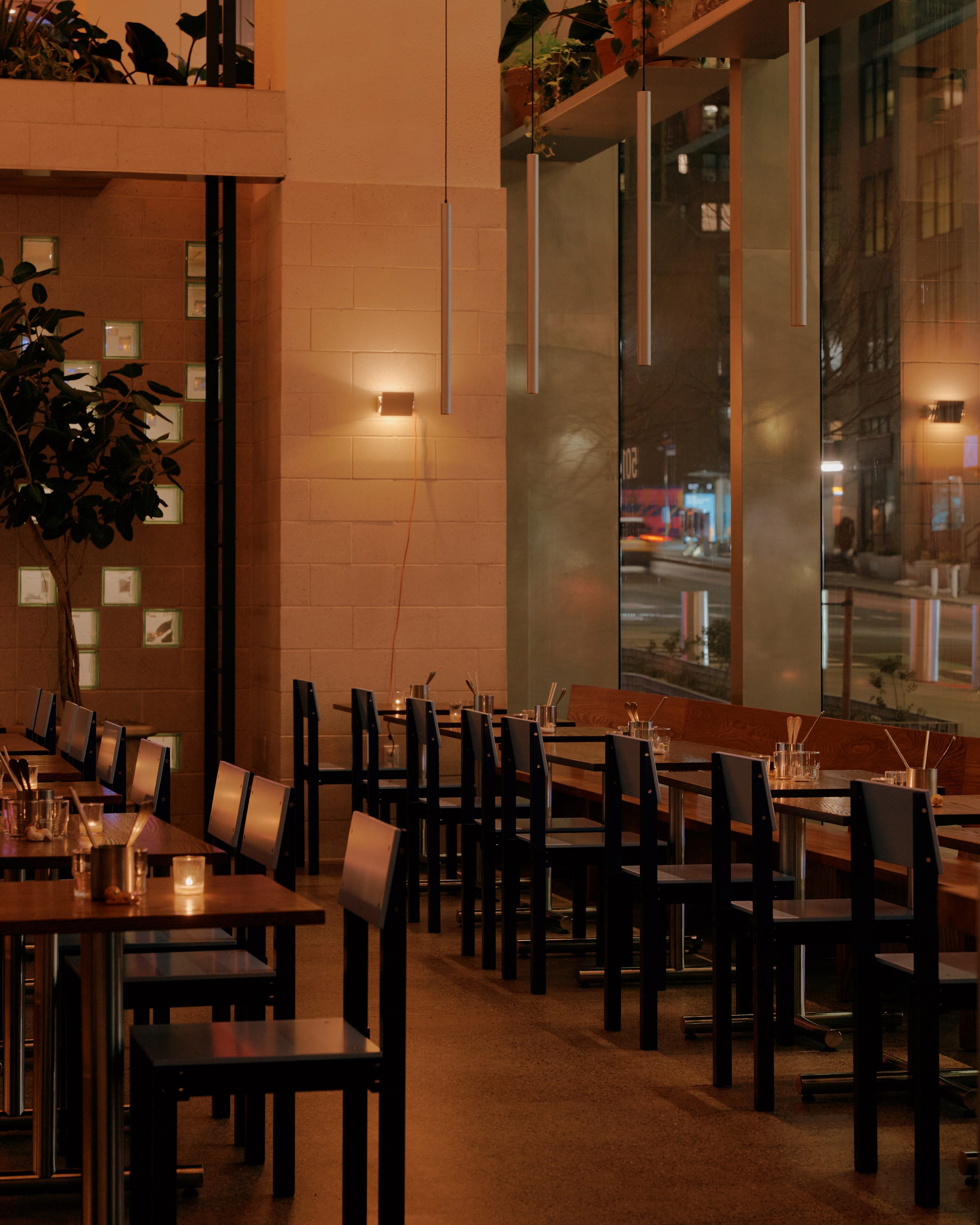Papa San New york INC Architecture 室內設計 interior design 紐約餐廳 