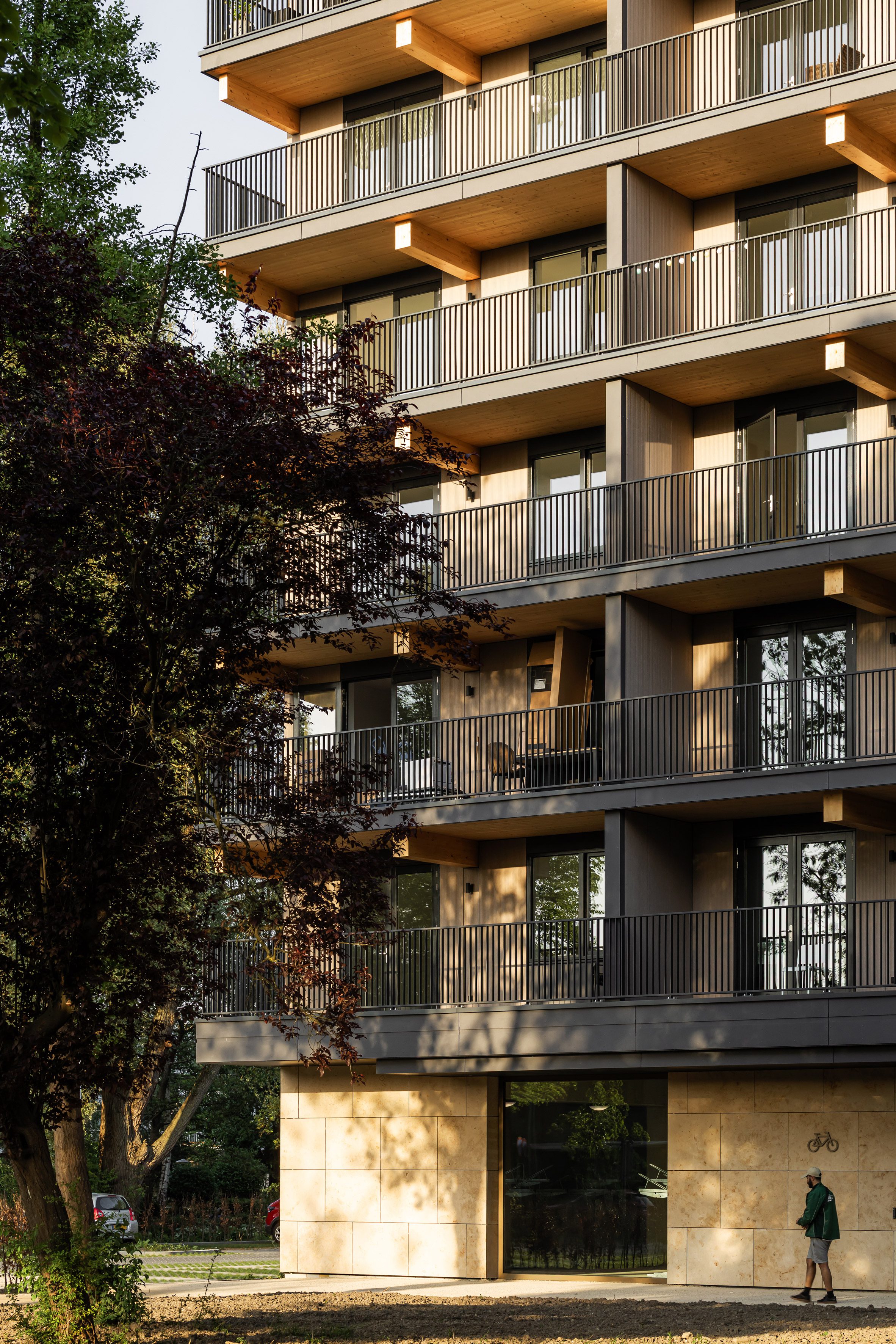 rotterdam valckensteyn powerhouse company mass timber housing 荷蘭木造集合住宅