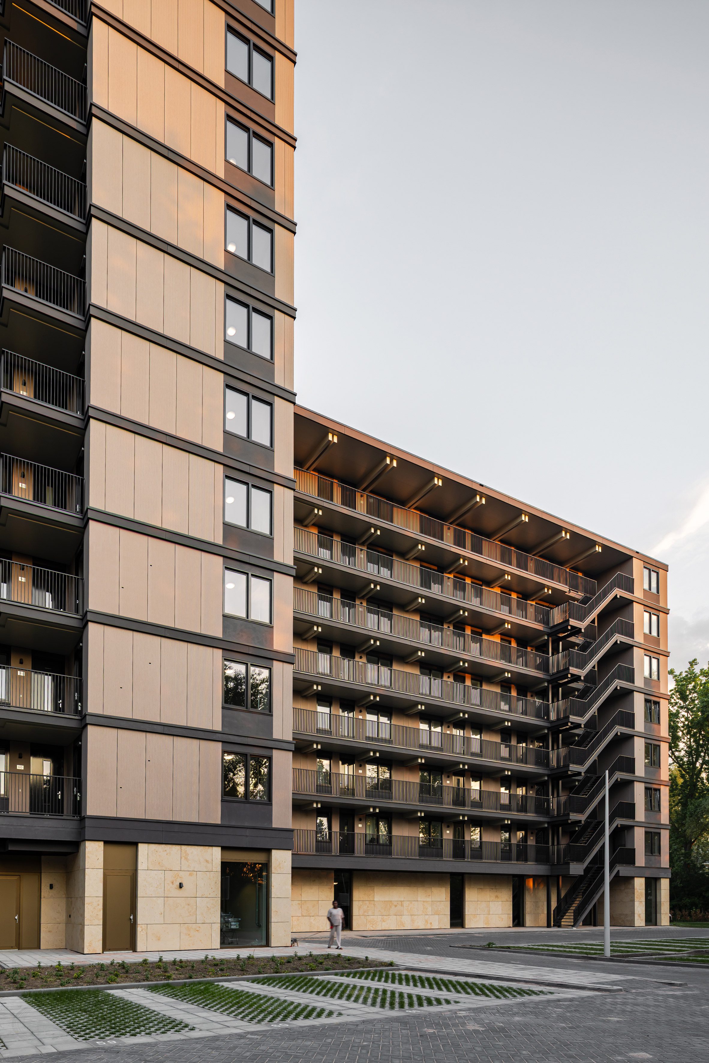rotterdam valckensteyn powerhouse company mass timber housing 荷蘭木造集合住宅