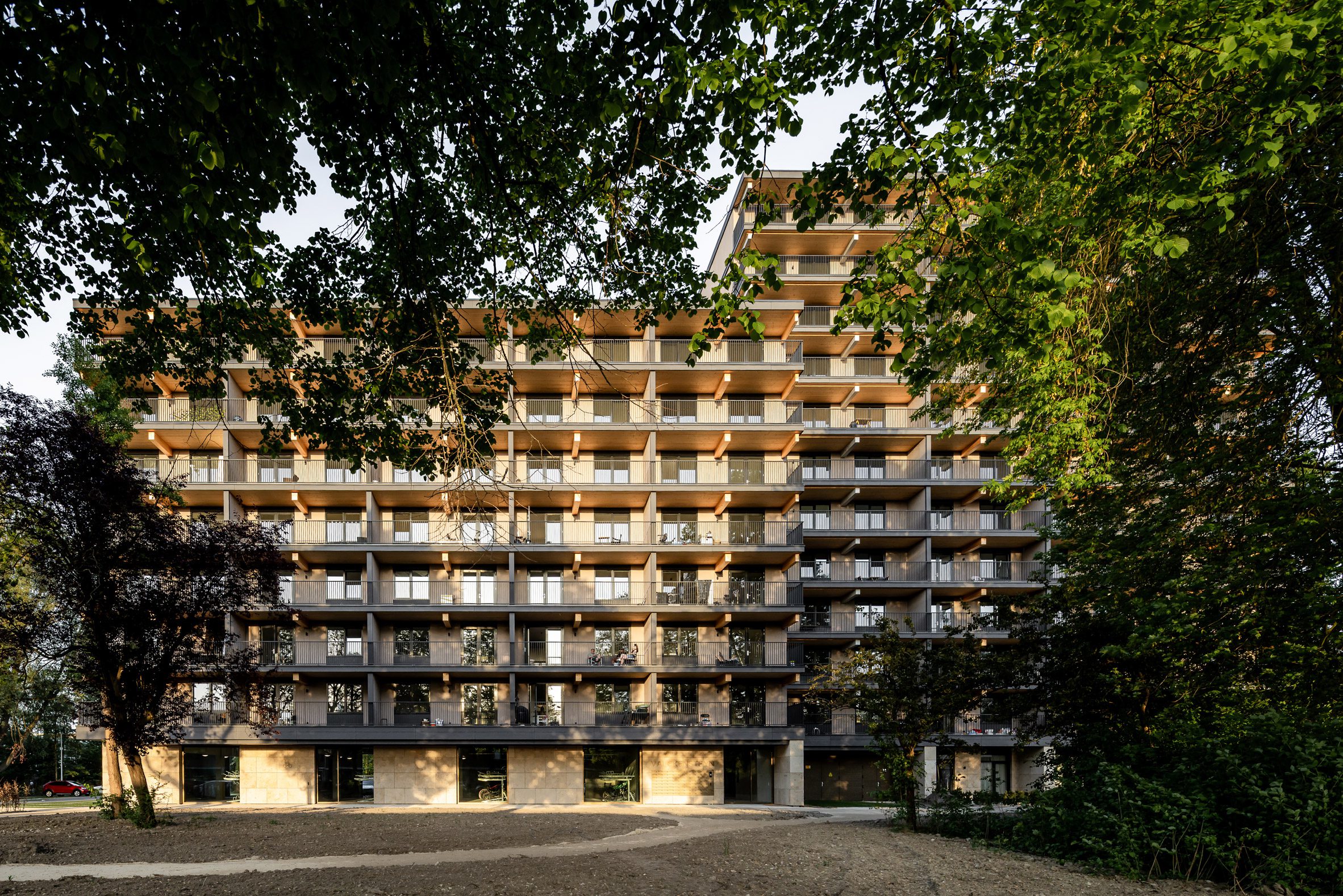 rotterdam valckensteyn powerhouse company mass timber housing 荷蘭木造集合住宅