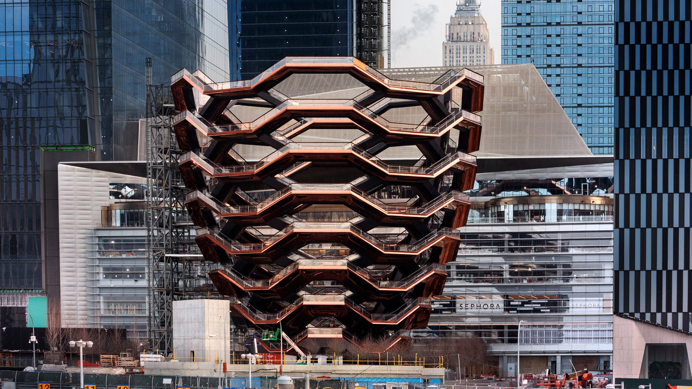 位於哈德遜廣場(Hudson Yards)開發區內的「Vessel」