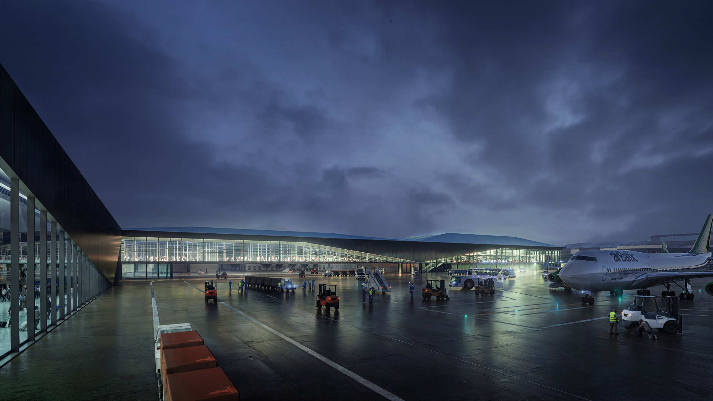 Zaha Hadid Architects 維爾紐斯機場 立陶宛