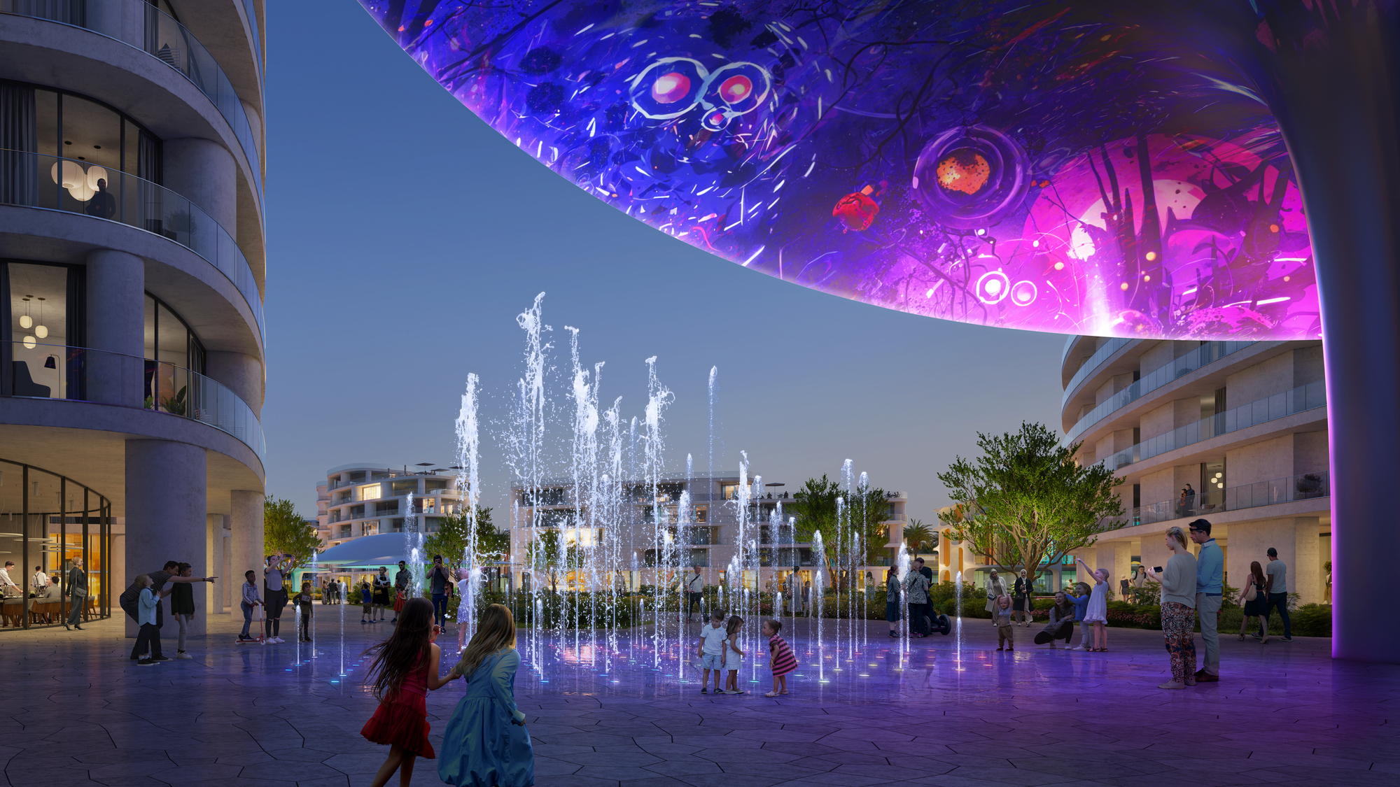 Zaha Hadid Architects 阿拉伯聯合大公國沙迦酋長國 本・蘇丹城 Khalid Bin Sultan City 總體規劃