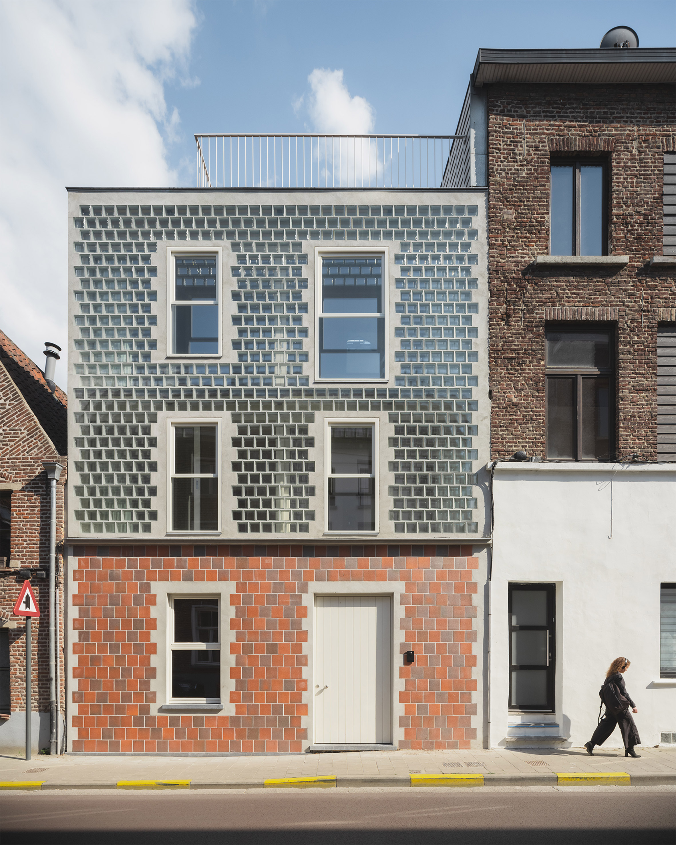 比利時 根特 Ghent 玻璃磚屋 Delmulle Delmulle Architecten Glass Brick House