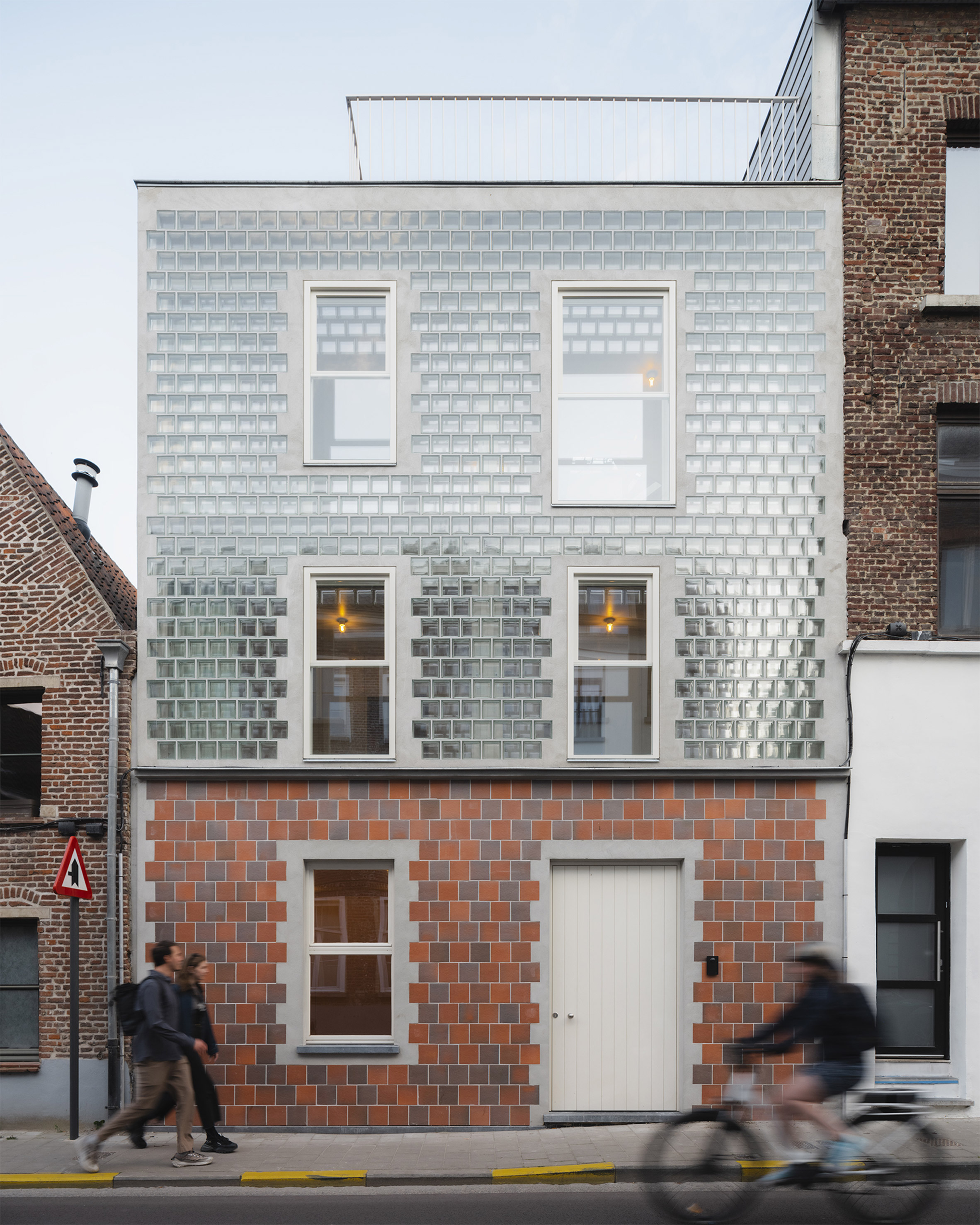 比利時 根特 Ghent 玻璃磚屋 Delmulle Delmulle Architecten Glass Brick House