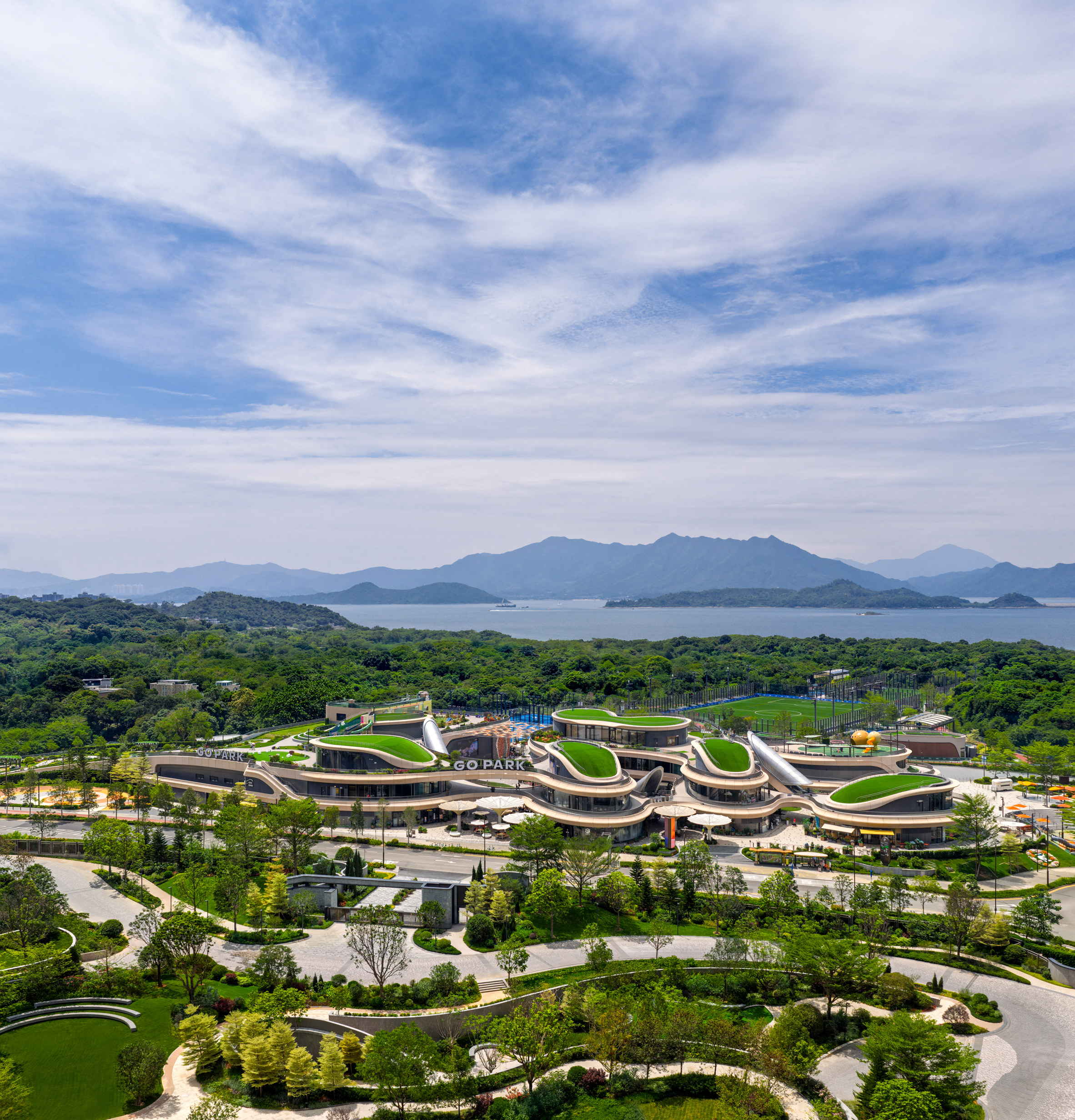 Zaha Hadid Architects 香港 Go Park Sai Sha 西沙GO PARK 體育與商業綜合體， 馬鞍山 三灘灣 