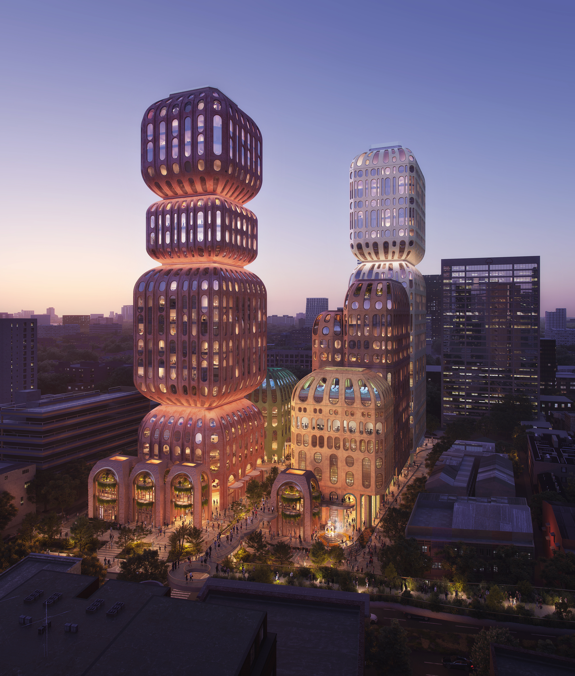 Heatherwick Studio Designs New 'Lantern Quarter' in Bangkok, Thailand - Image 2 of 4