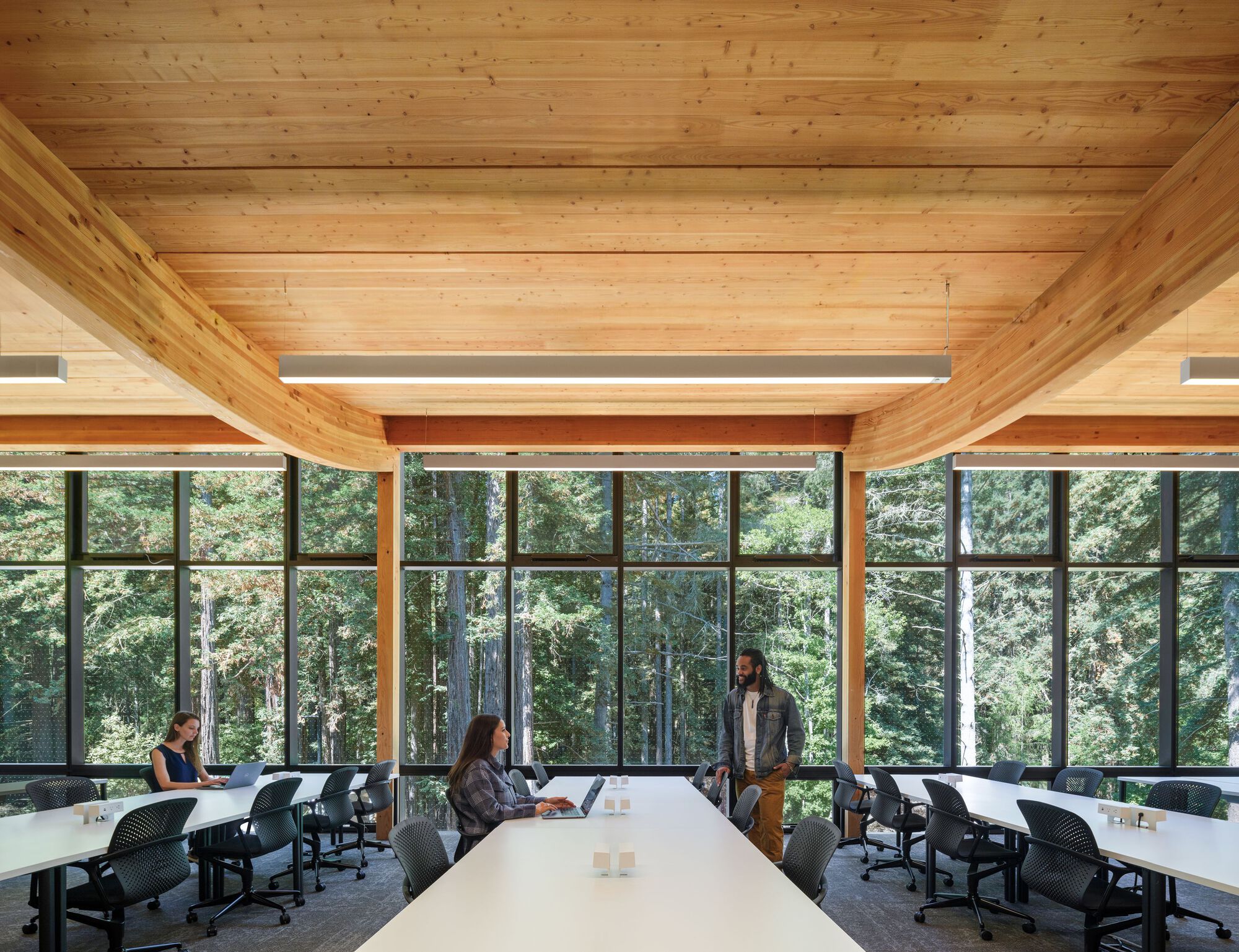 Kresge College Expansion / Studio Gang - Interior Photography, Wood, Chair