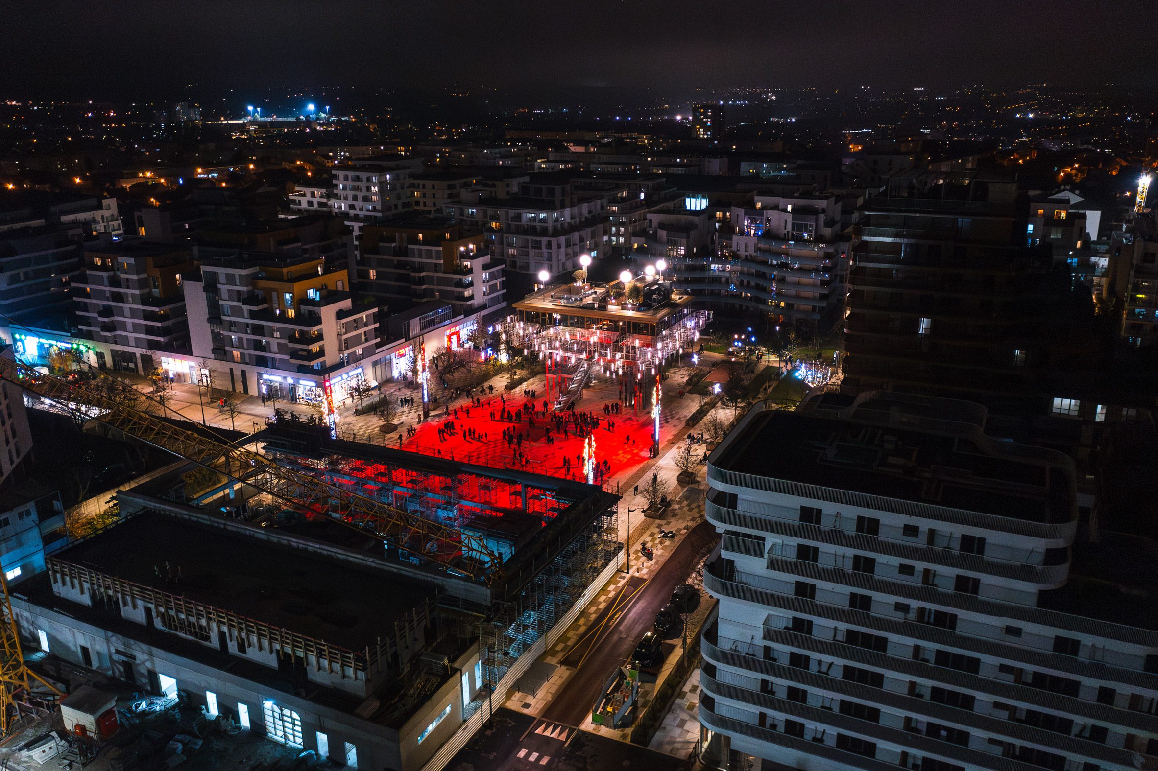 法國巴黎西側住宅新興區Rueil-Malmaison 鋼結構餐廳 Mon Nuage Hamonic+Masson