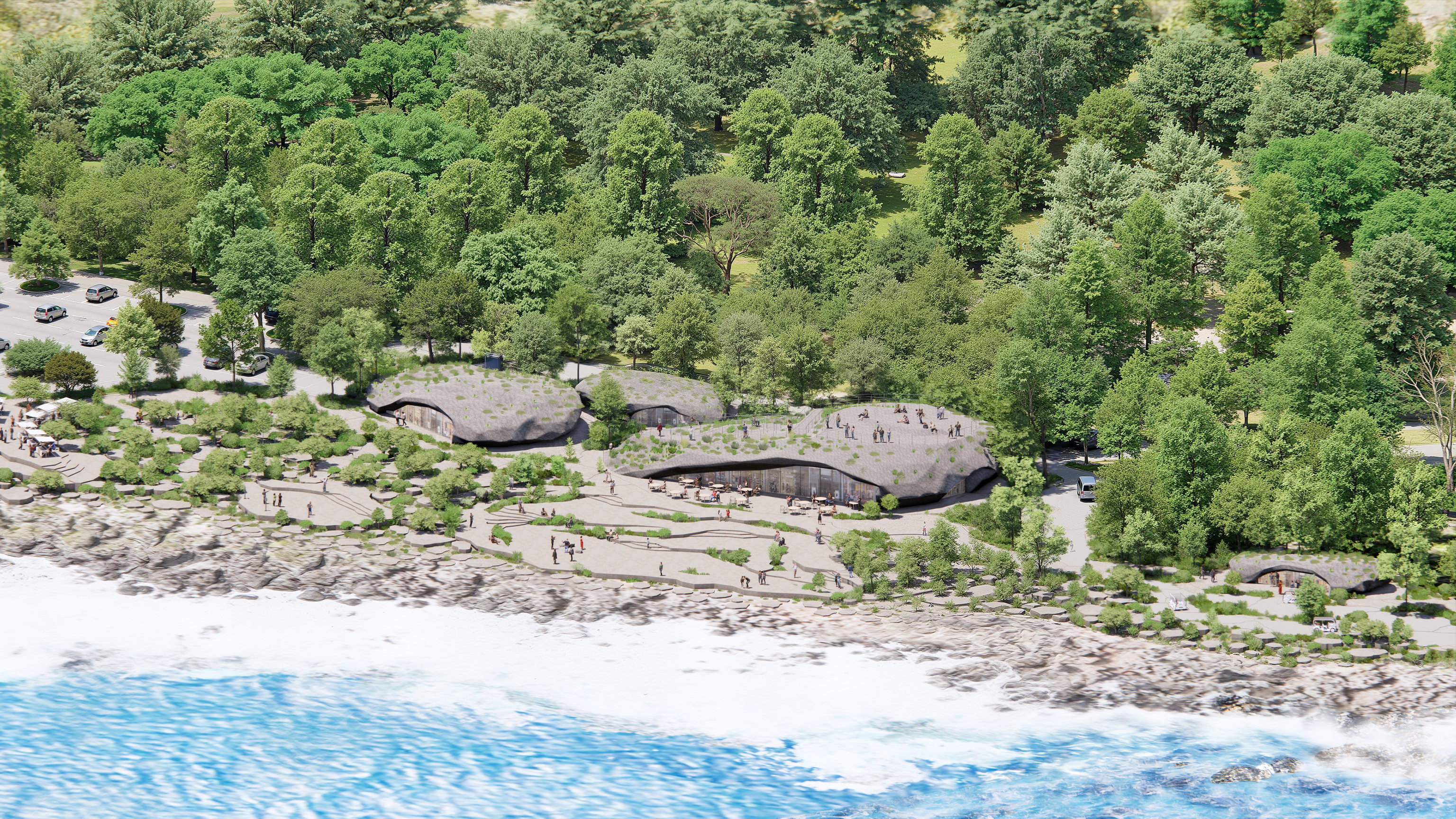 荷蘭建築師事務所 MVRDV，偕同台灣黃偉城建築師事務所，主導南台灣國境之南的佳樂水風景區地景改造案，提出的「Nature Rocks！」總體規劃，不僅觀光設施升級，更企圖以建築為媒介，讓旅遊基礎建設與地質保育對話