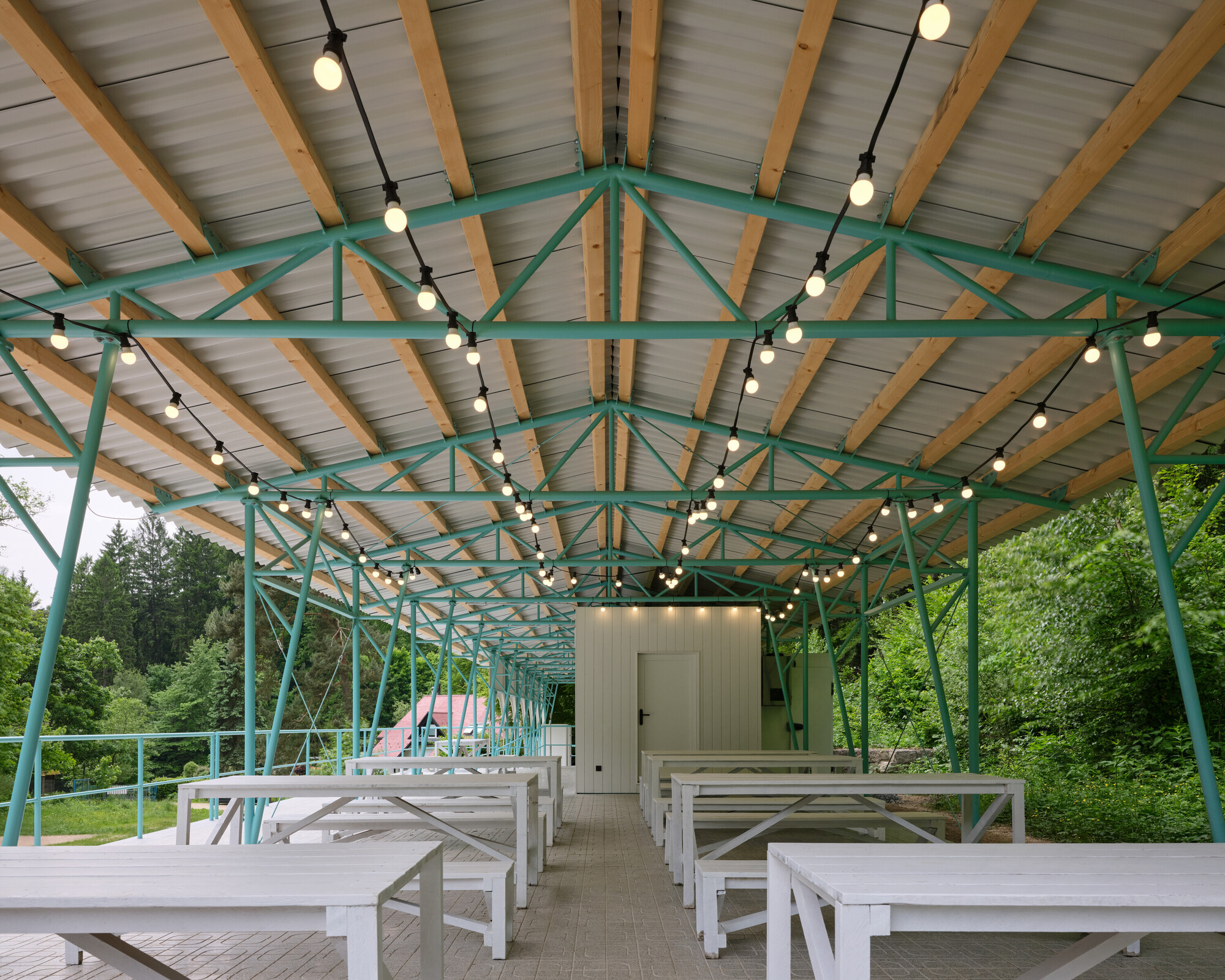 Mjölk  Architekti Liberec Lidové sady Lesní koupaliště Forest Pool 捷克森林游泳池