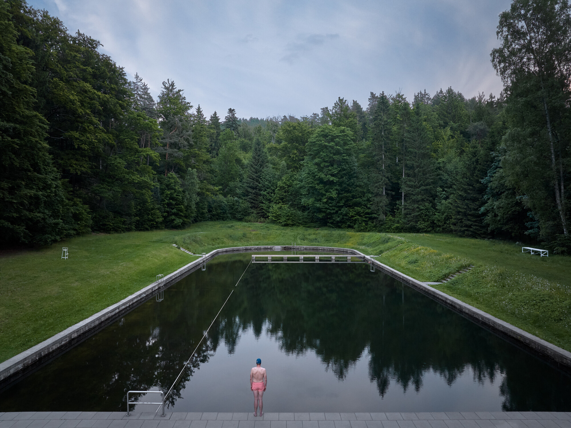 Mjölk  Architekti Liberec Lidové sady Lesní koupaliště Forest Pool 捷克森林游泳池