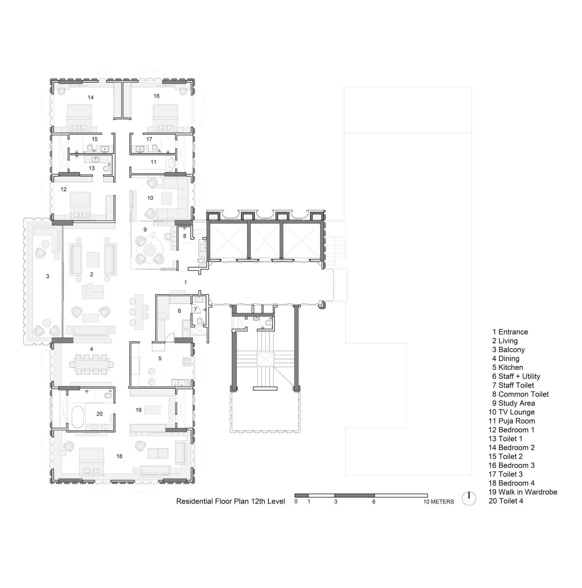 印度建築師、印度建築、印度、住宅、集合住宅 Satguru Rendezvous Satguru Builders Nudes