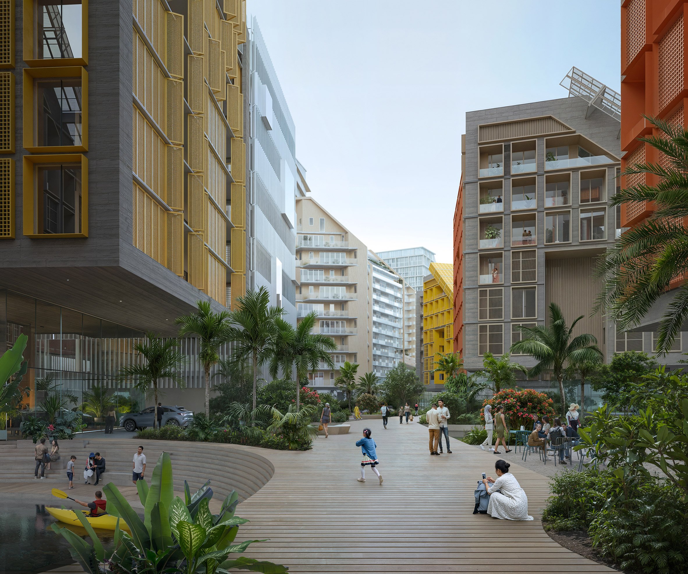 Snøhetta 馬來西亞 Jesselton Docklands 都市開發 亞庇