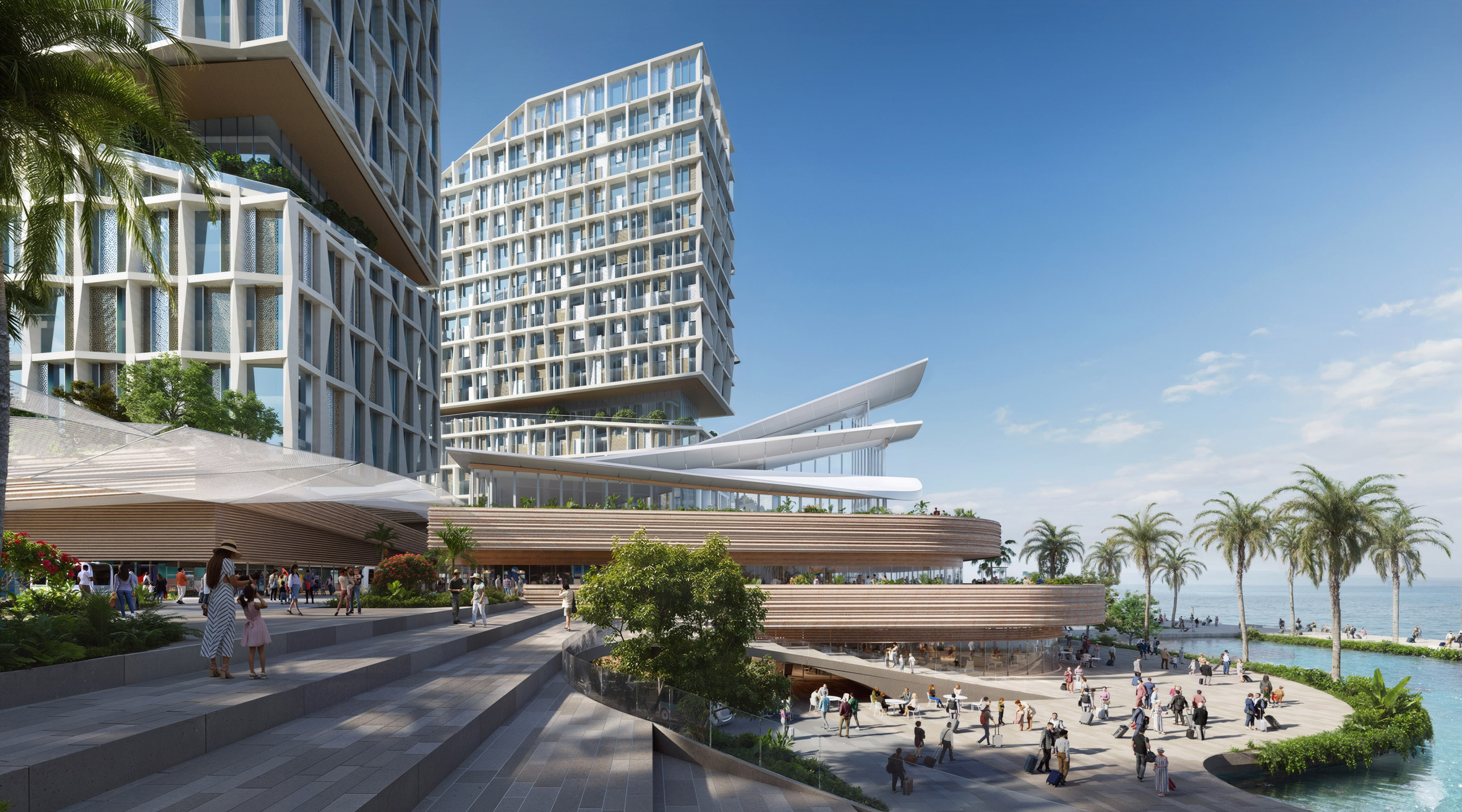 Snøhetta 馬來西亞 Jesselton Docklands 都市開發 亞庇