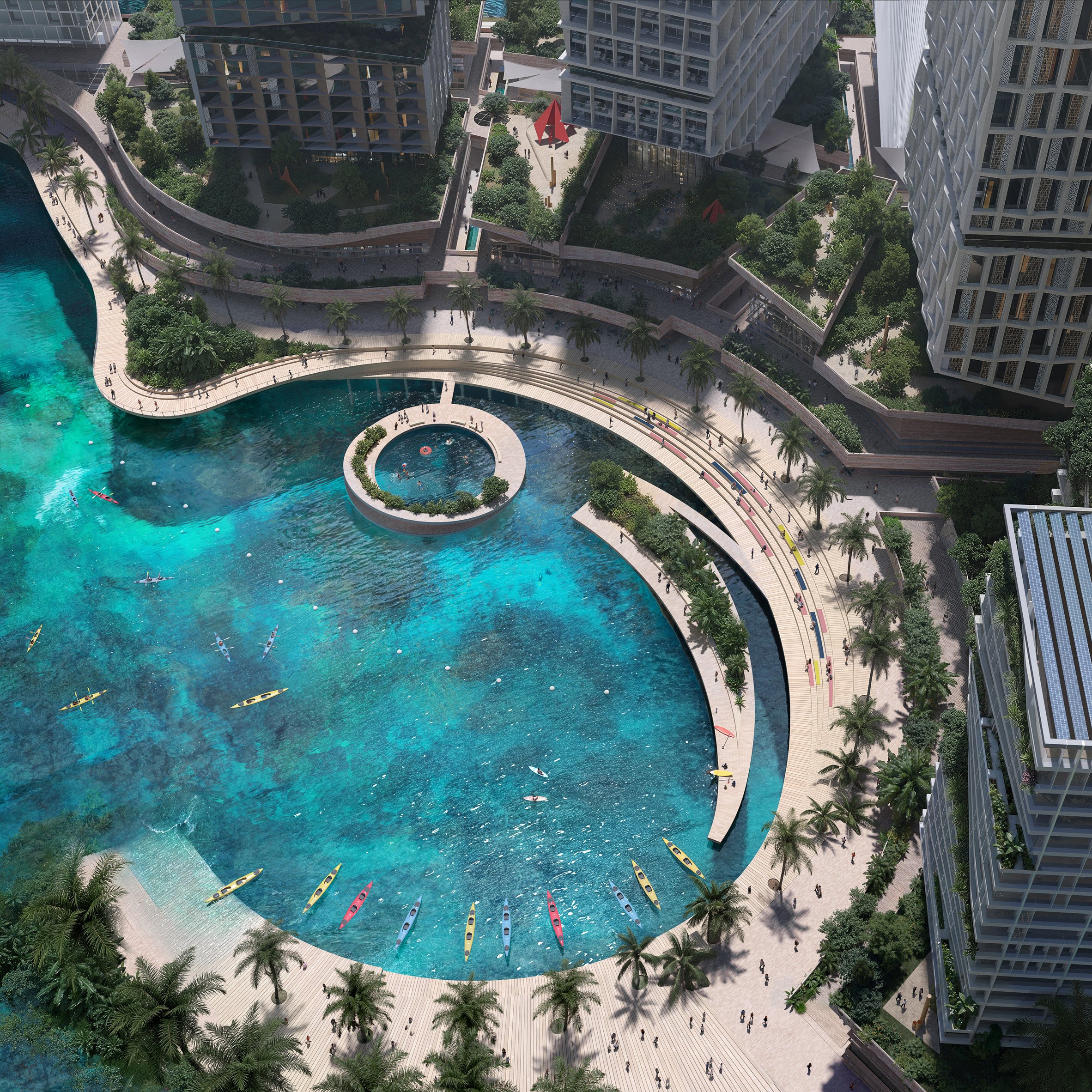 Snøhetta 馬來西亞 Jesselton Docklands 都市開發 亞庇