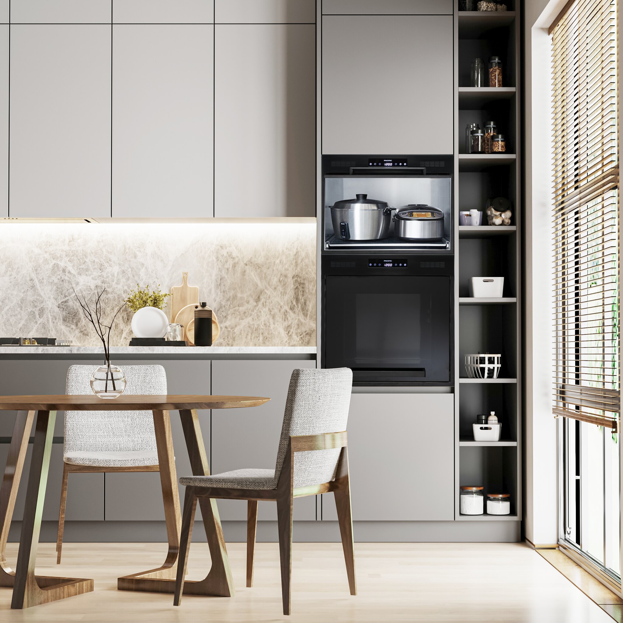 可置入兩台小家電