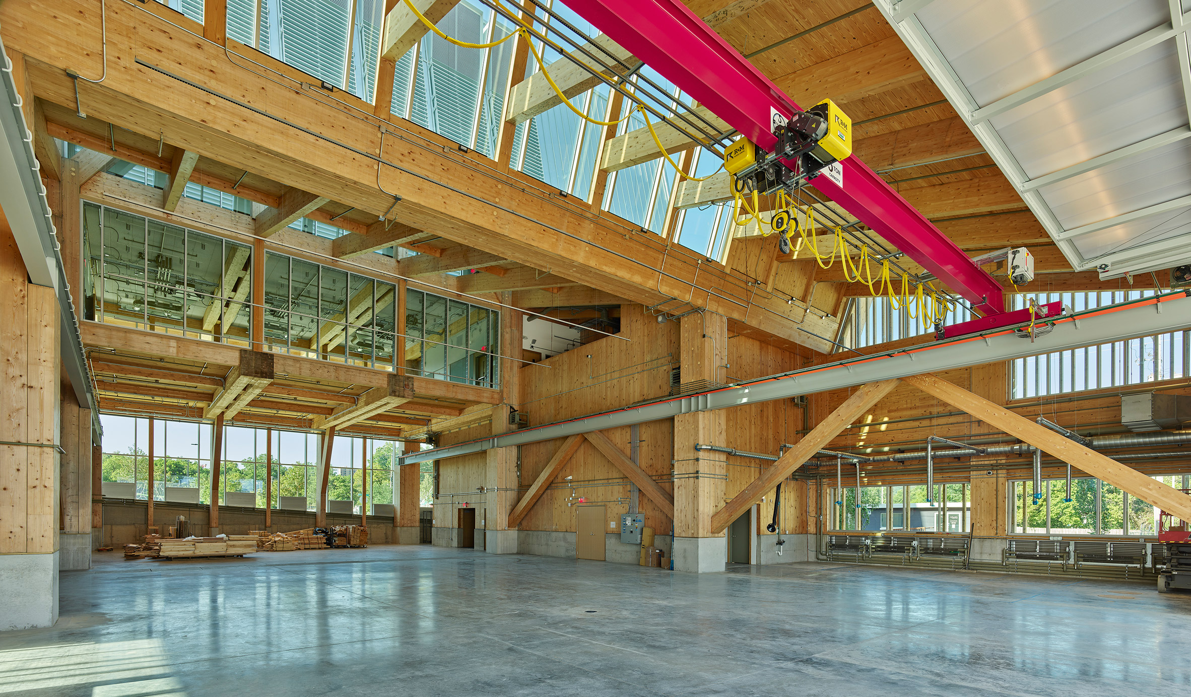 Grafton Architects University of Arkansas Anthony Timberlands Center for Design and Materials Innovation 多層次實木結構 mass-timber 木構