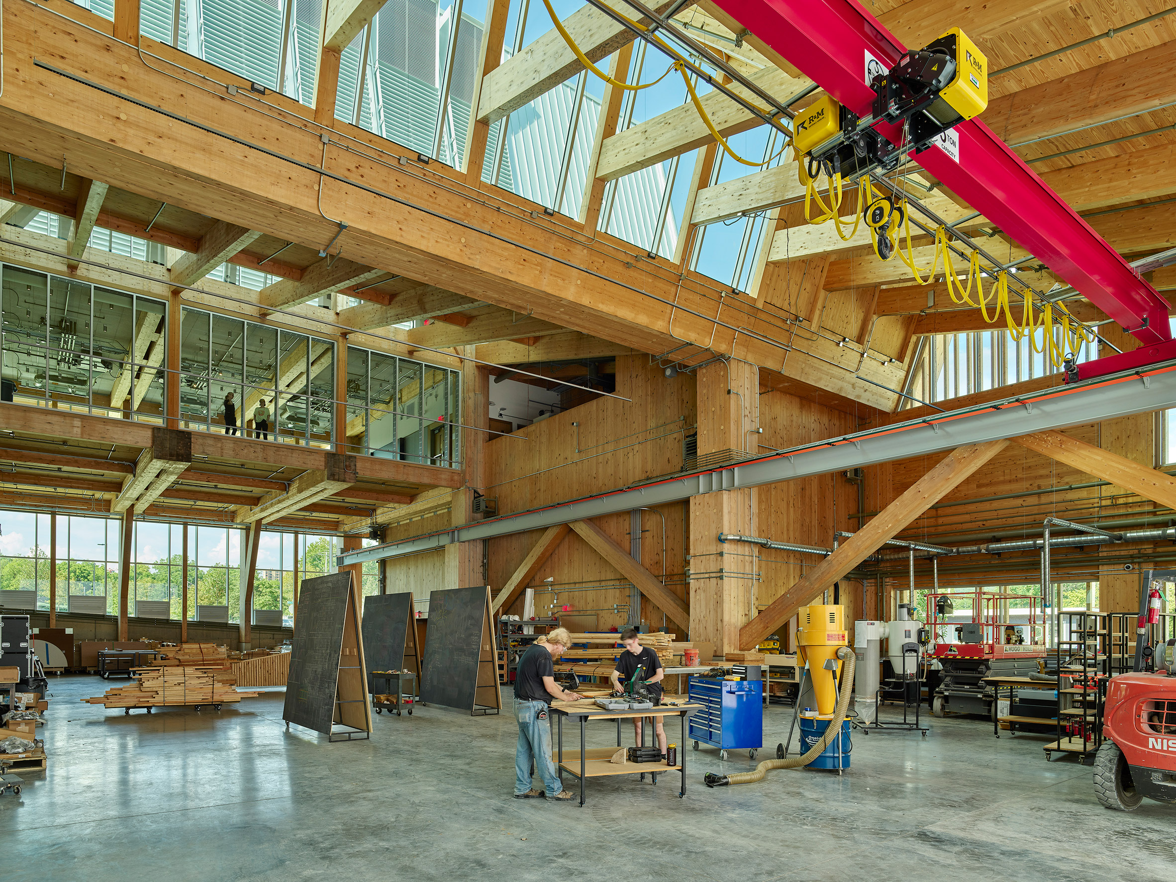 Grafton Architects University of Arkansas Anthony Timberlands Center for Design and Materials Innovation 多層次實木結構 mass-timber 木構