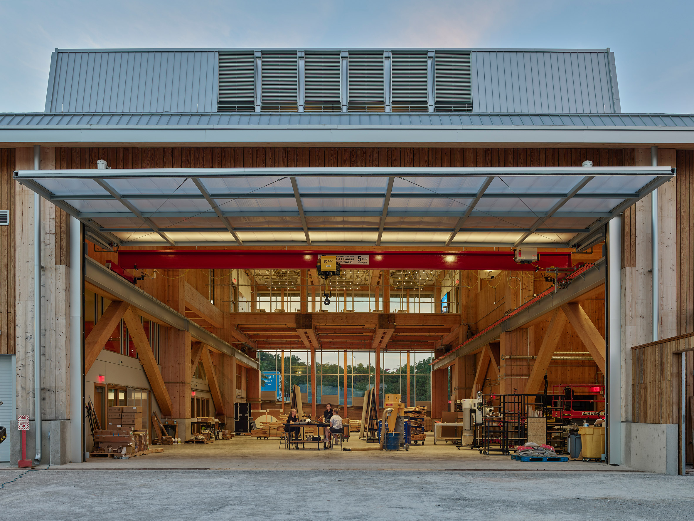 Grafton Architects University of Arkansas Anthony Timberlands Center for Design and Materials Innovation 多層次實木結構 mass-timber 木構