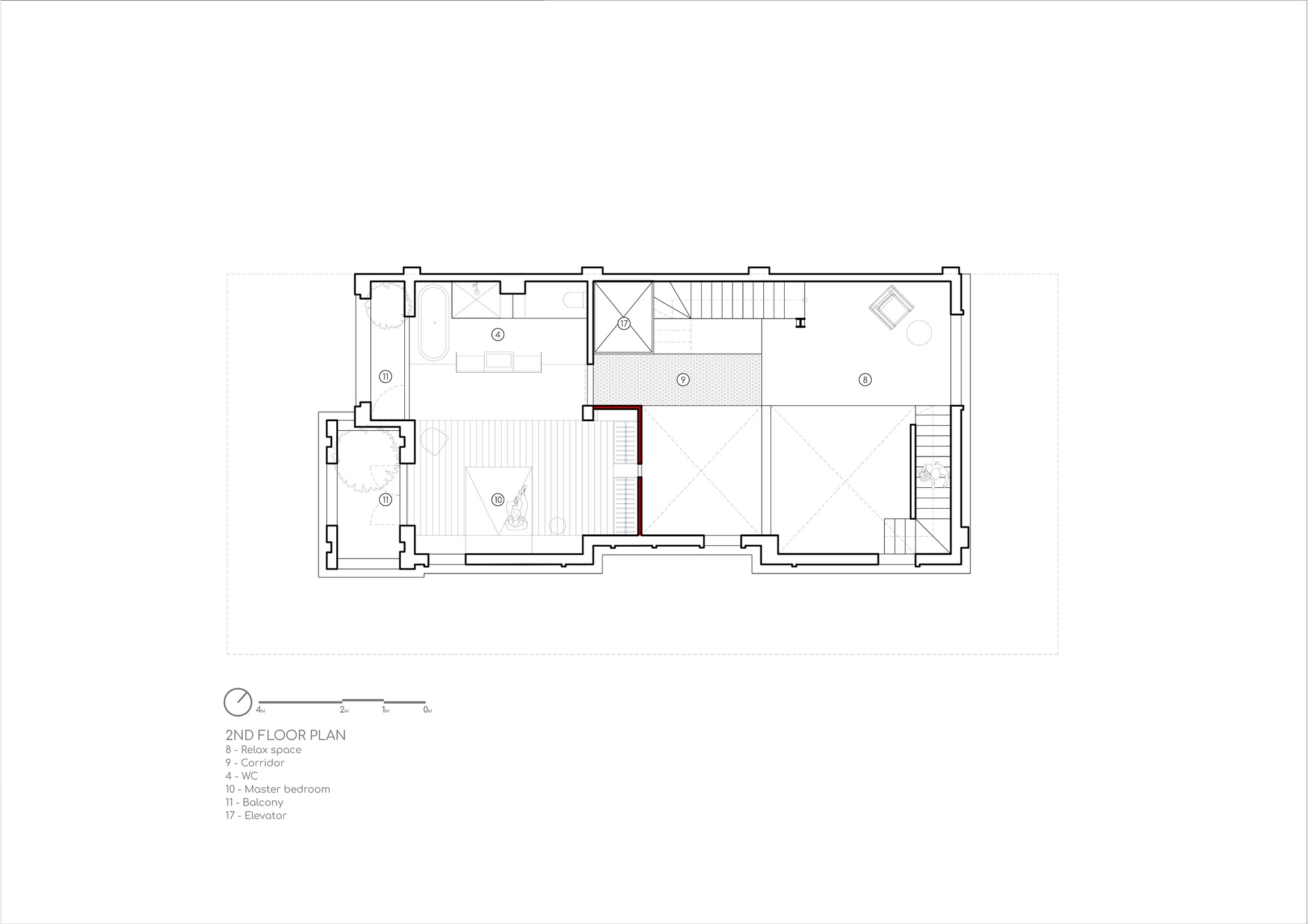 OOB STUDIO 越南河內 Hanoi B.RED House 私人住宅