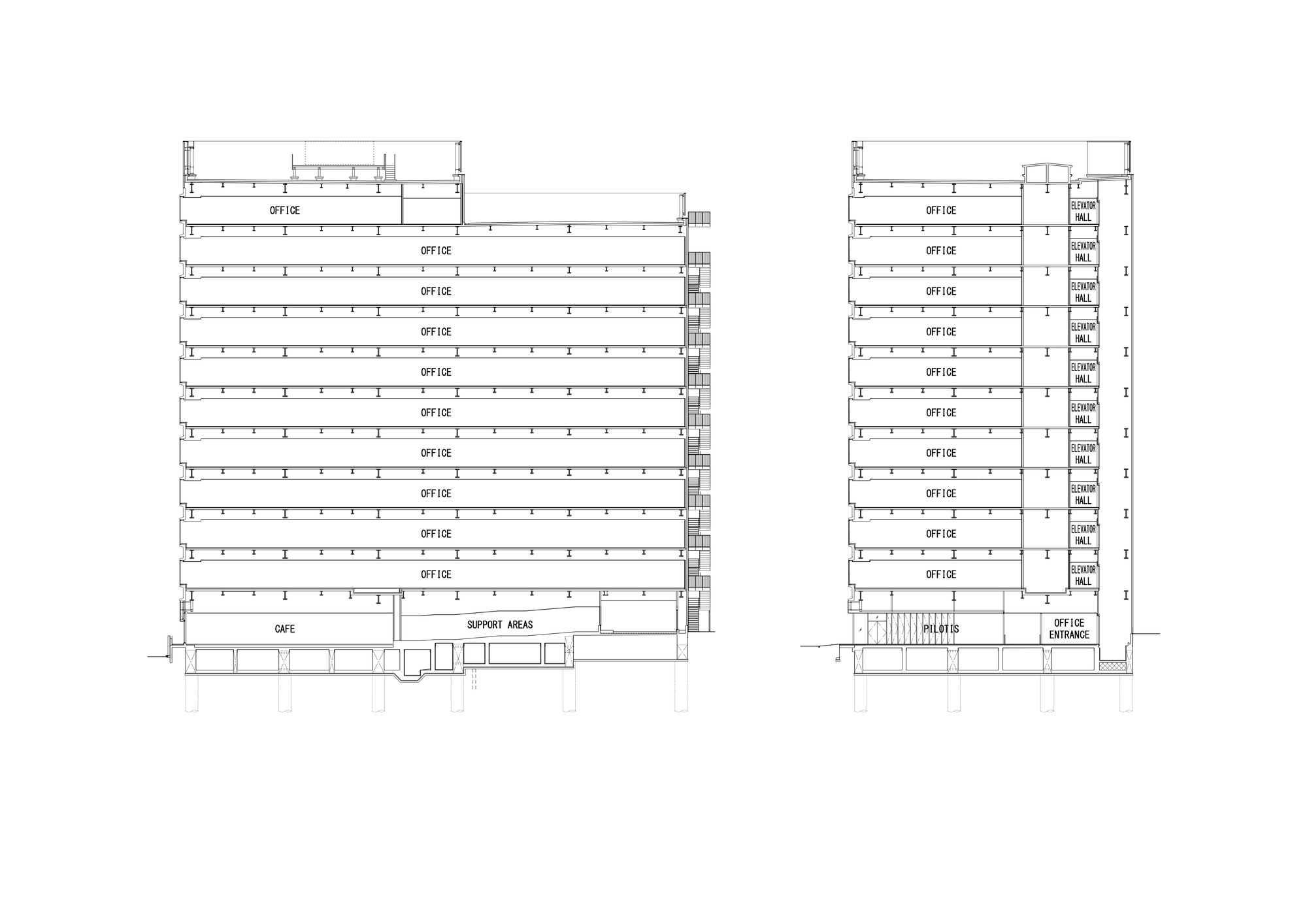 三菱地所設計 Mitsubishi Jisho Design Inc. Front Place千代田一番町 辦公大樓 Front Place Chiyoda Ichibancho