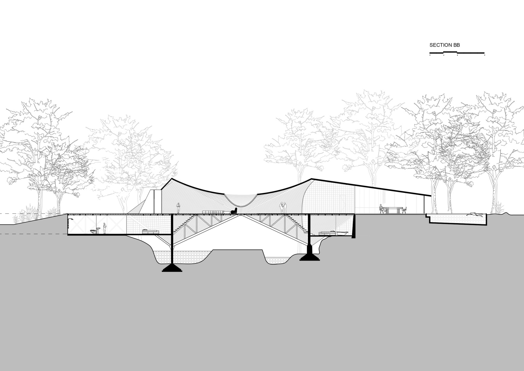 印度建築師事務所Wallmakers Vinu Daniel 竹構橋屋 Bridge House