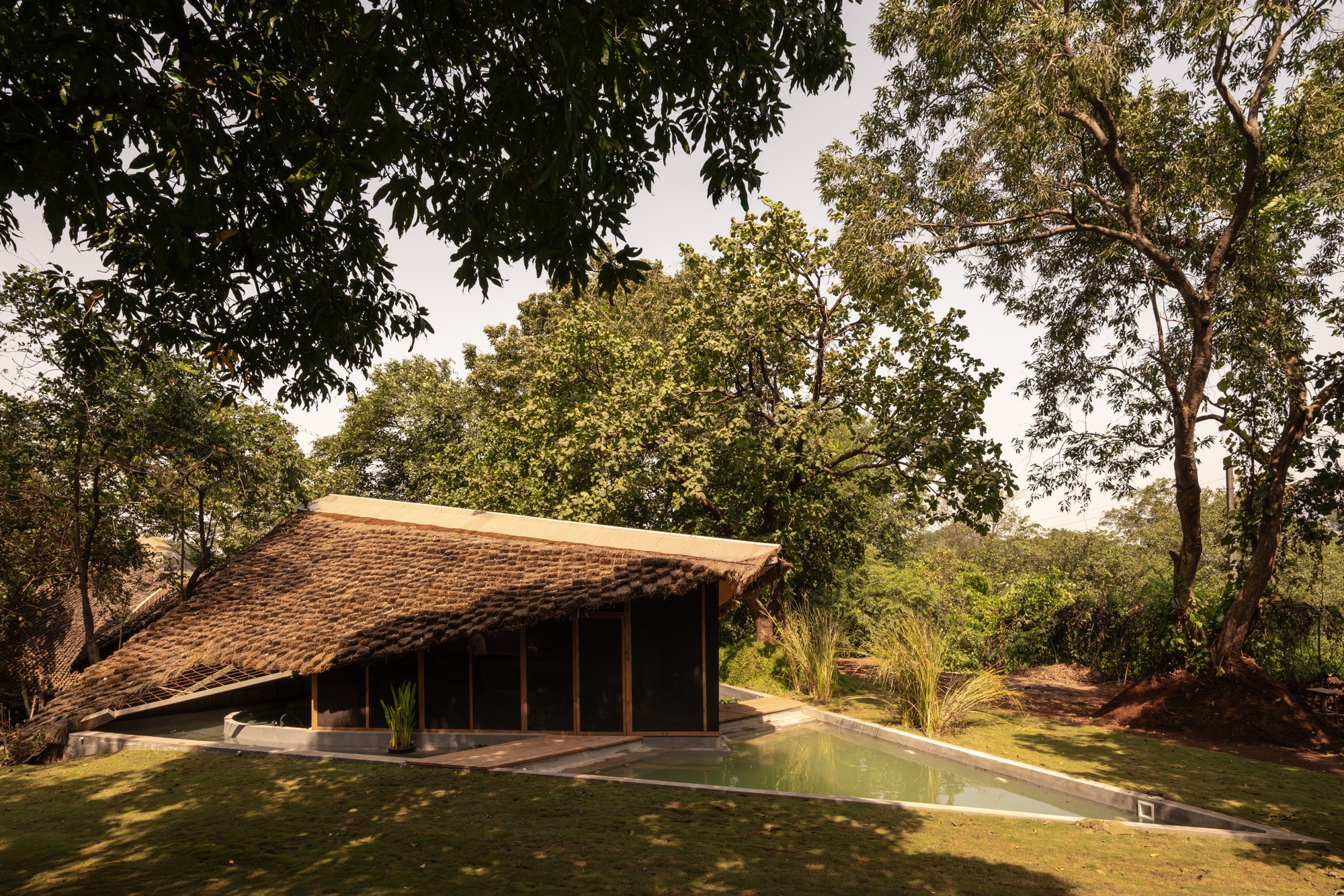 印度建築師事務所Wallmakers Vinu Daniel 竹構橋屋 Bridge House