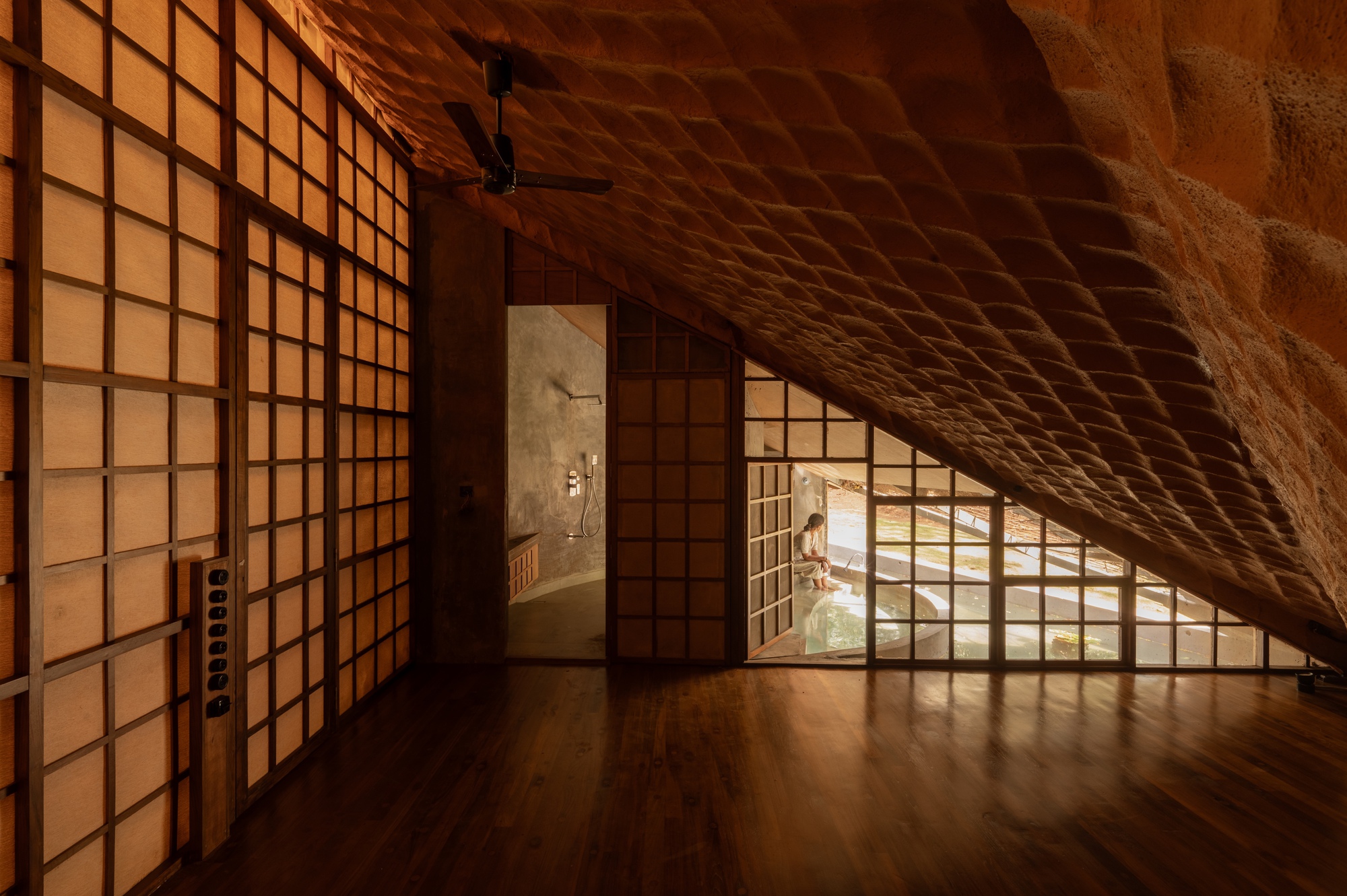 印度建築師事務所Wallmakers Vinu Daniel 竹構橋屋 Bridge House