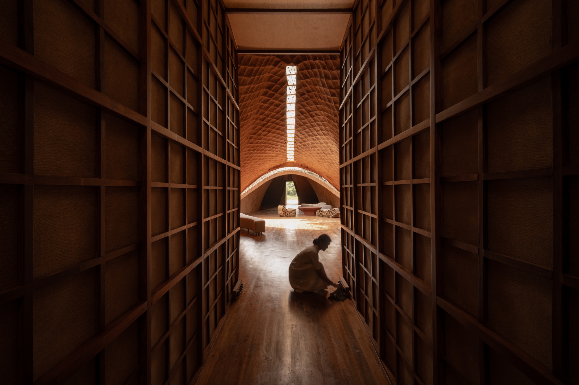 印度建築師事務所Wallmakers Vinu Daniel 竹構橋屋 Bridge House