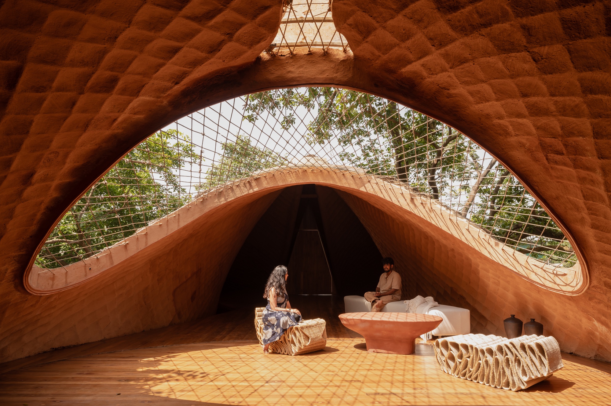 印度建築師事務所Wallmakers Vinu Daniel 竹構橋屋 Bridge House