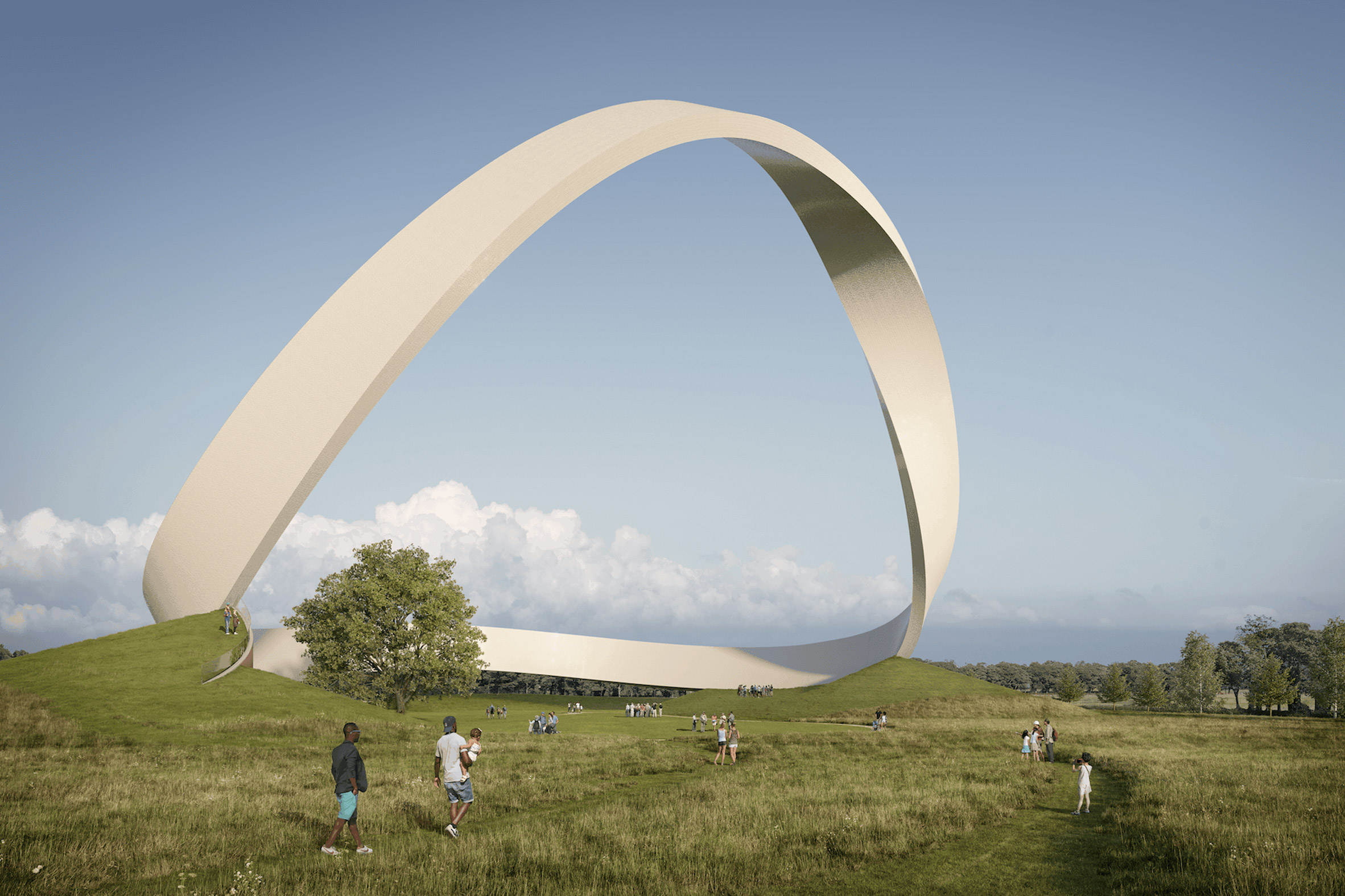 Snug Architects Eternal Wall of Answered Prayer 莫比烏斯環 Möbius strip 英國永恆祈禱之牆 公共藝術