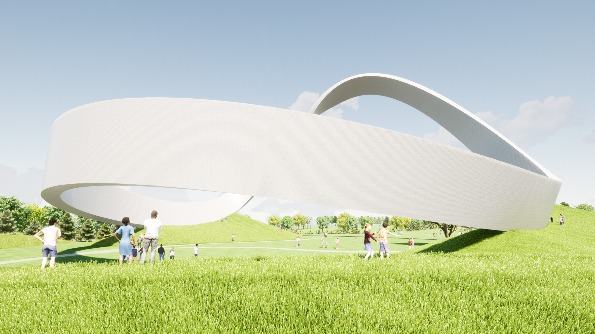 Snug Architects Eternal Wall of Answered Prayer 莫比烏斯環 Möbius strip 英國永恆祈禱之牆 公共藝術