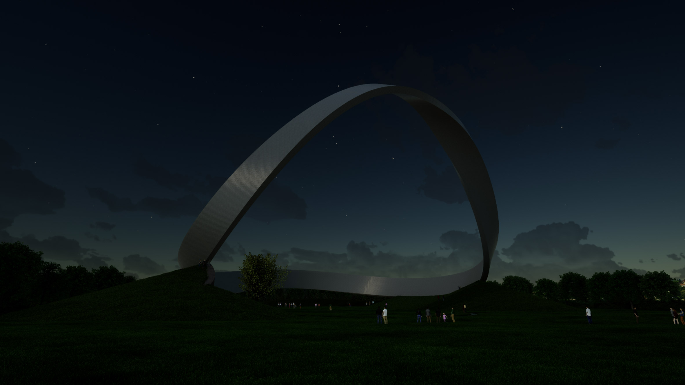 Snug Architects Eternal Wall of Answered Prayer 莫比烏斯環 Möbius strip 英國永恆祈禱之牆 公共藝術