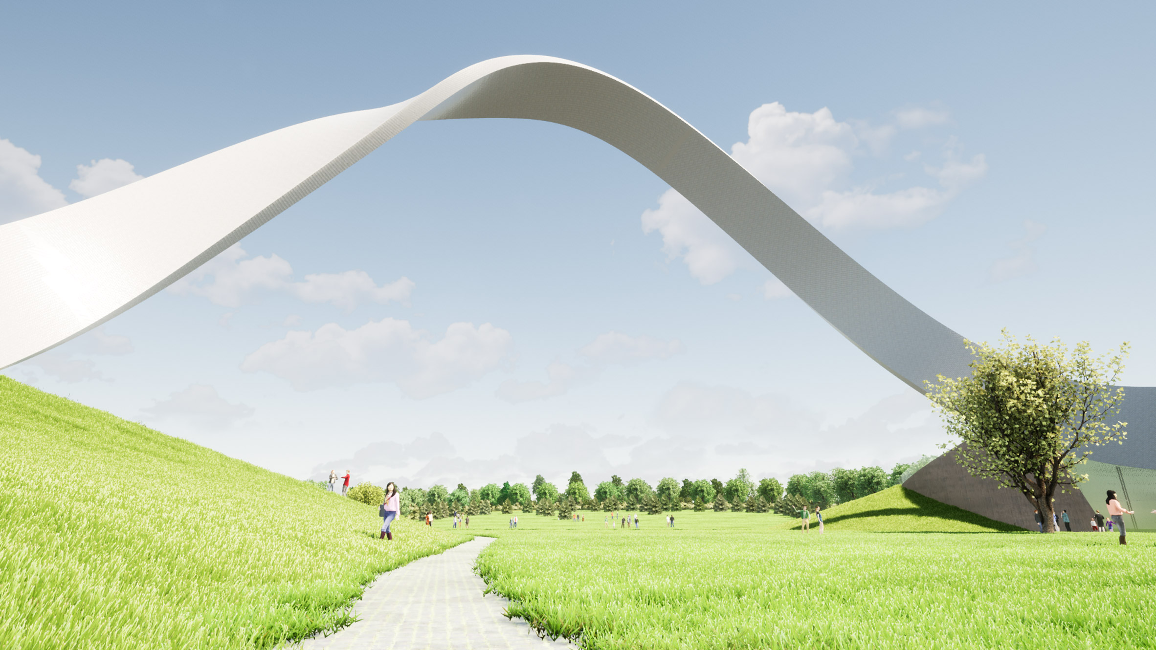 Snug Architects Eternal Wall of Answered Prayer 莫比烏斯環 Möbius strip 英國永恆祈禱之牆 公共藝術