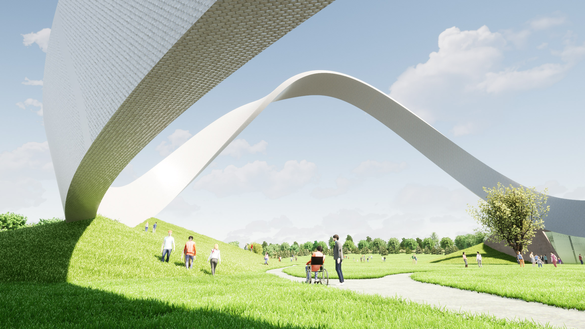 Snug Architects Eternal Wall of Answered Prayer 莫比烏斯環 Möbius strip 英國永恆祈禱之牆 公共藝術