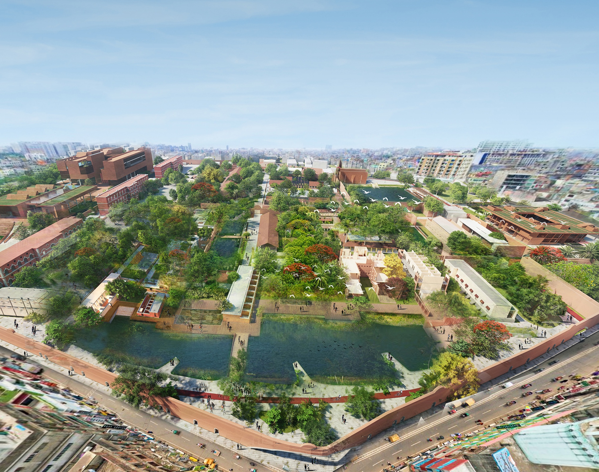 Form.3 Architects 提出的「舊達卡中央監獄保存計畫」（Old Dhaka Central Jail Conservation）