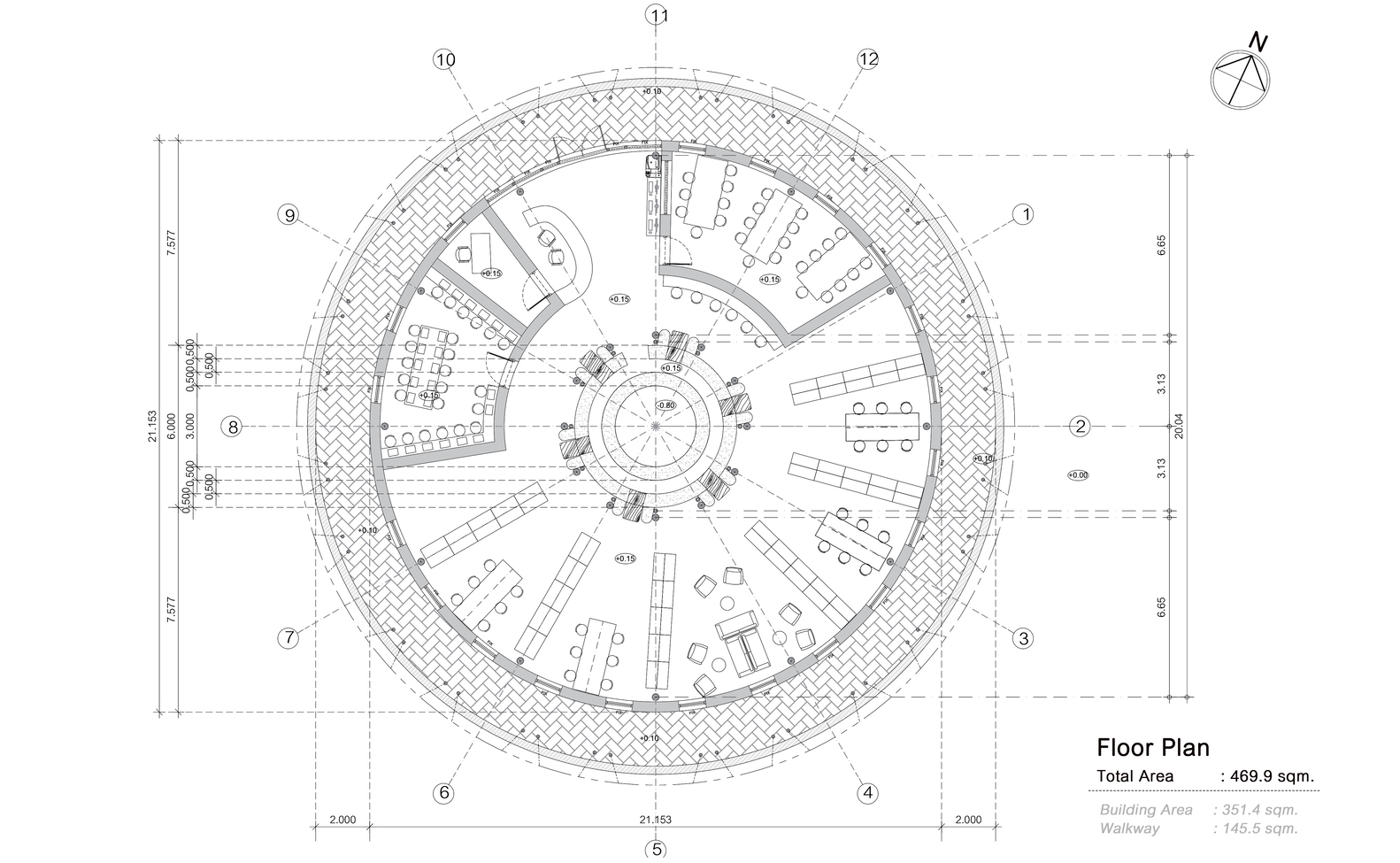 Learning Circles: 12 Educational Projects with Elliptical Plans - Image 13 of 47