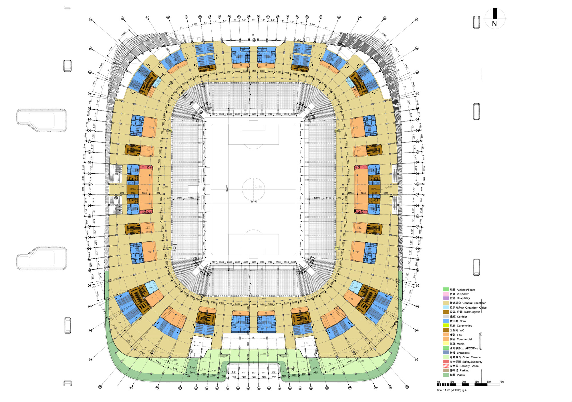 Zaha Hadid Architects 西安國際足球中心