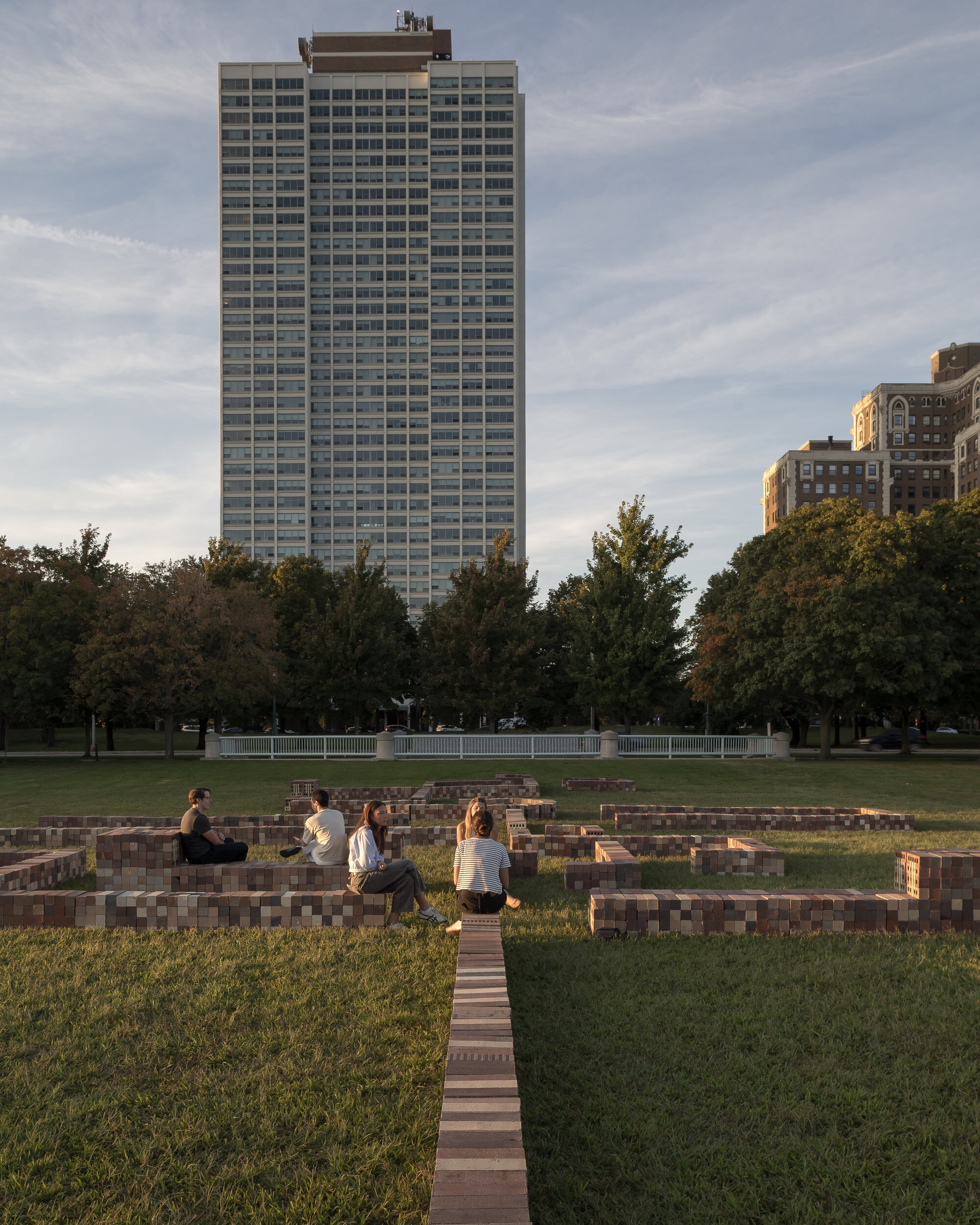 美國建築師 Balsa Crosetto Piazzi 與 Giorgis Ortiz 芝加哥裝置藝術 TRACES