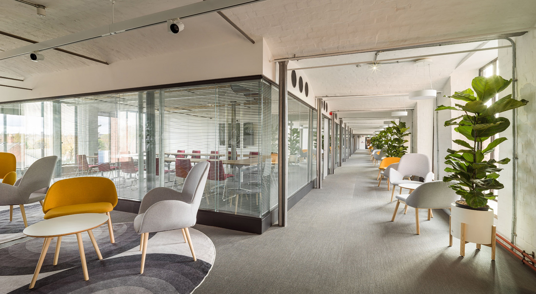 The end result of the restoration project combines a historic, cultural offering alongside office space. (Photograph courtesy of Historic England)