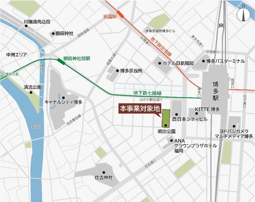 區域地圖(圖片提供:東京建物)