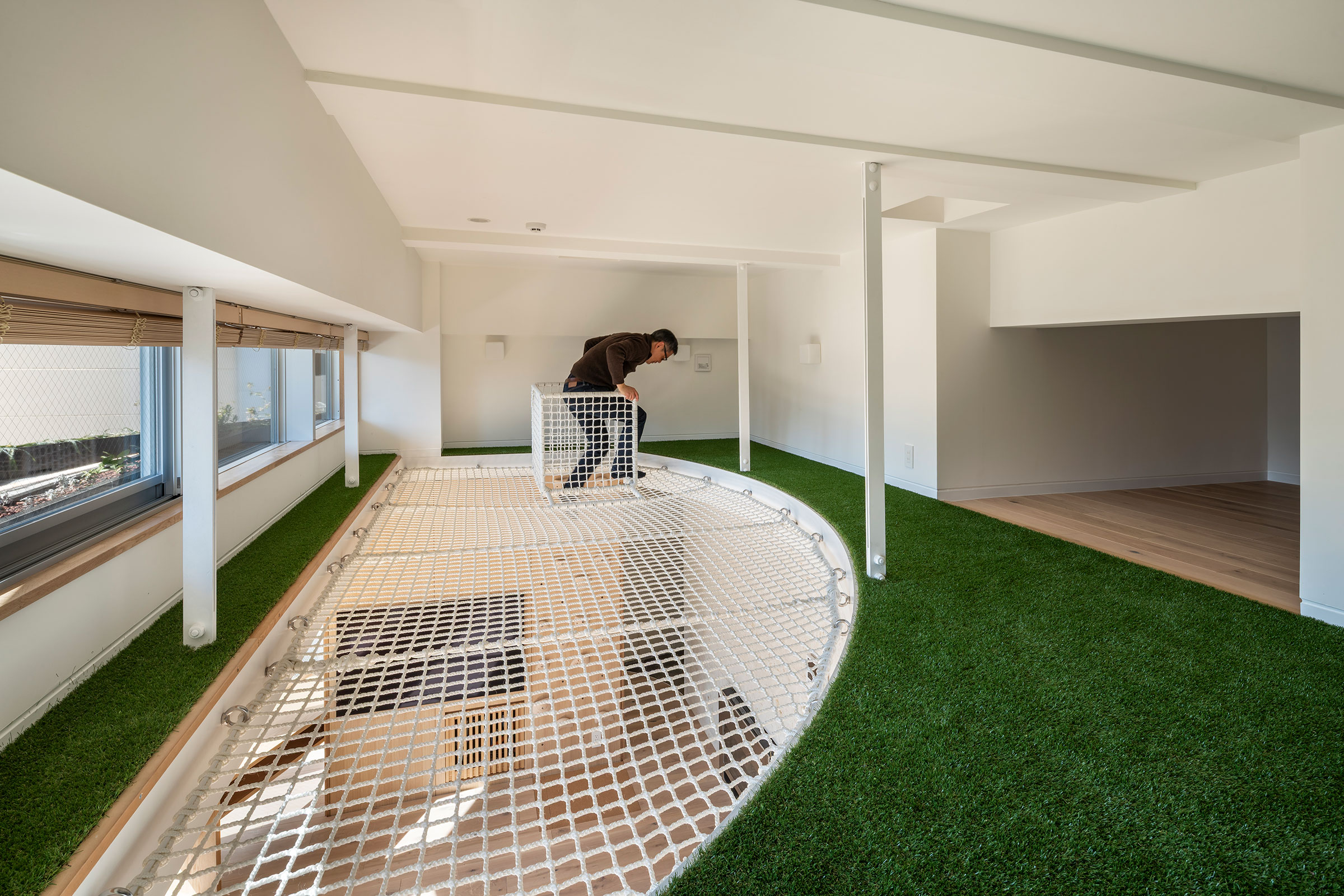 8樓住宅區域的夾層空間 ©Tororo Studio 中村 Mayu